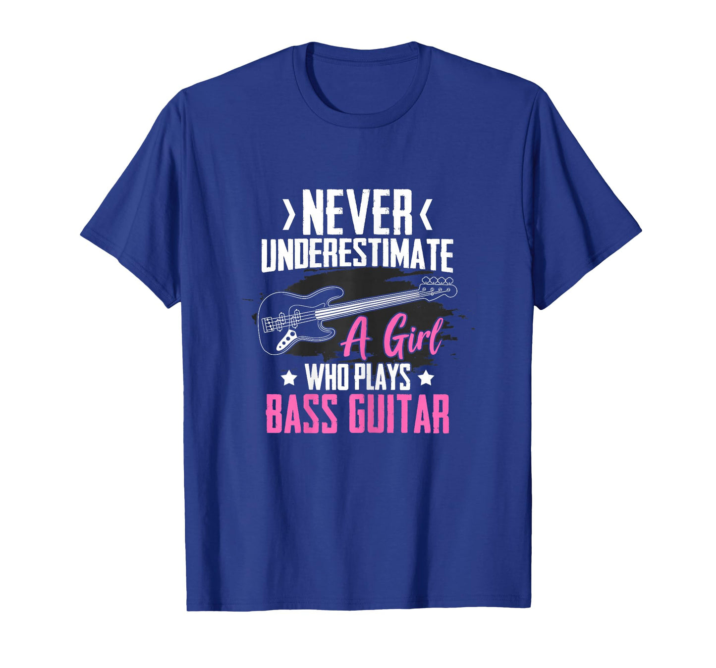 Funny Bass Guitar Lover Graphic Women and Girls Bass Player T-Shirt