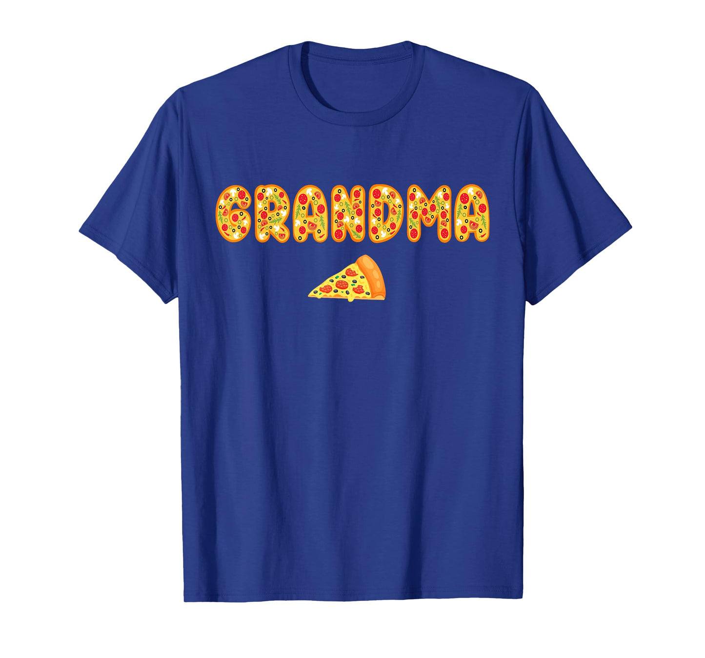 Grandma Grandpa Matching Birthday Squad Crew Pizza Family T-Shirt