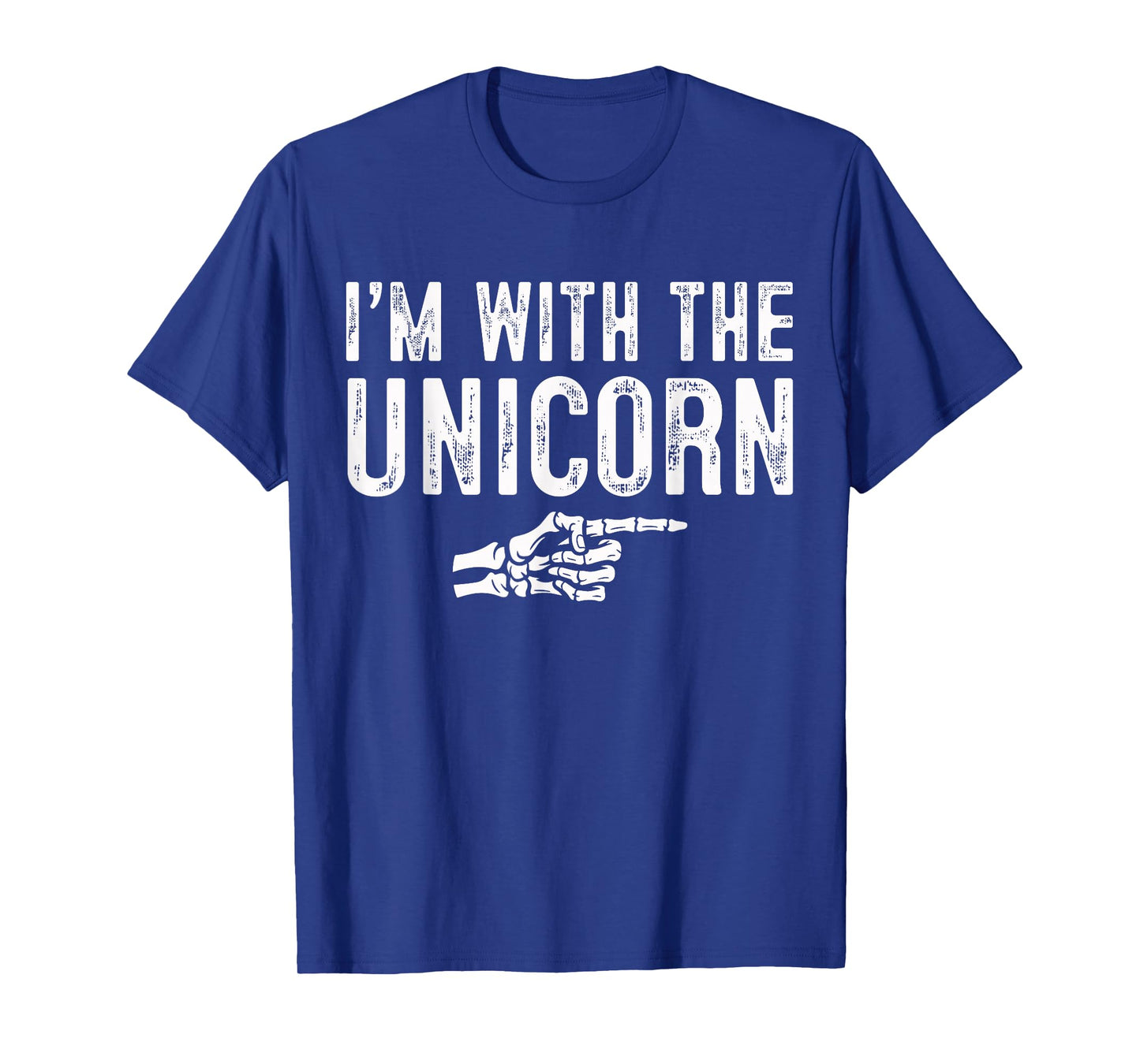 I'm with The Unicorn Easy Costume Halloween Couples Matching T-Shirt