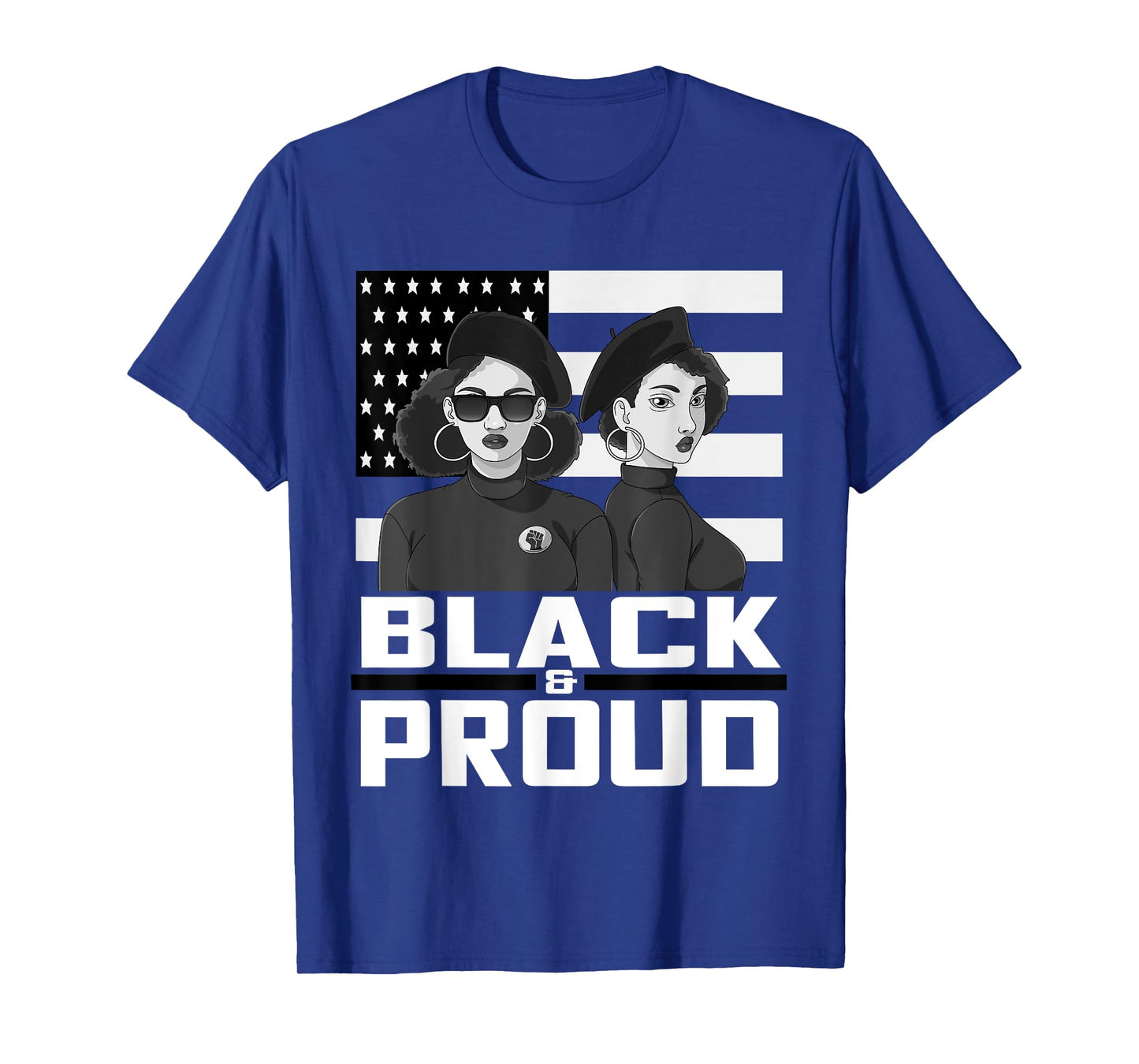 Black and Proud Panther Party 1966 Afro American T-Shirt