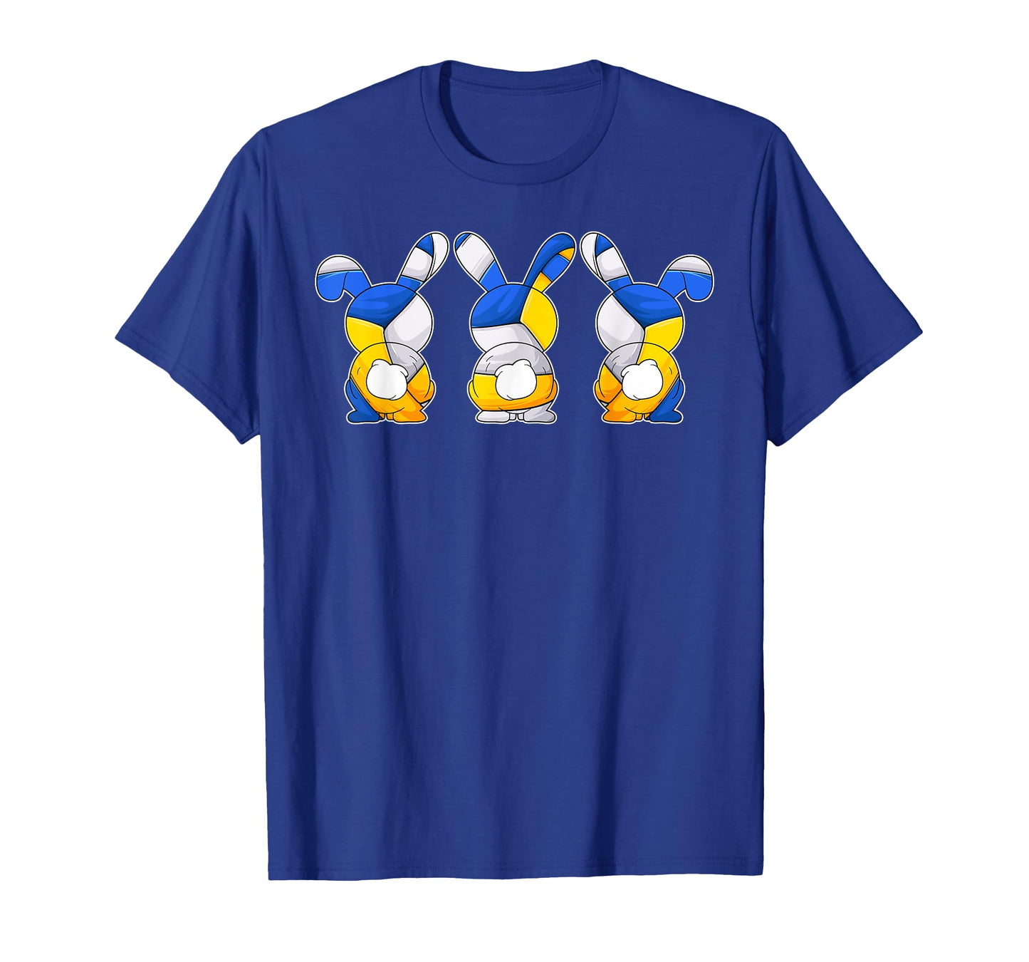 Funny Easter Bunnies Rabbits Volleyball Easter Day Men Boys T-Shirt