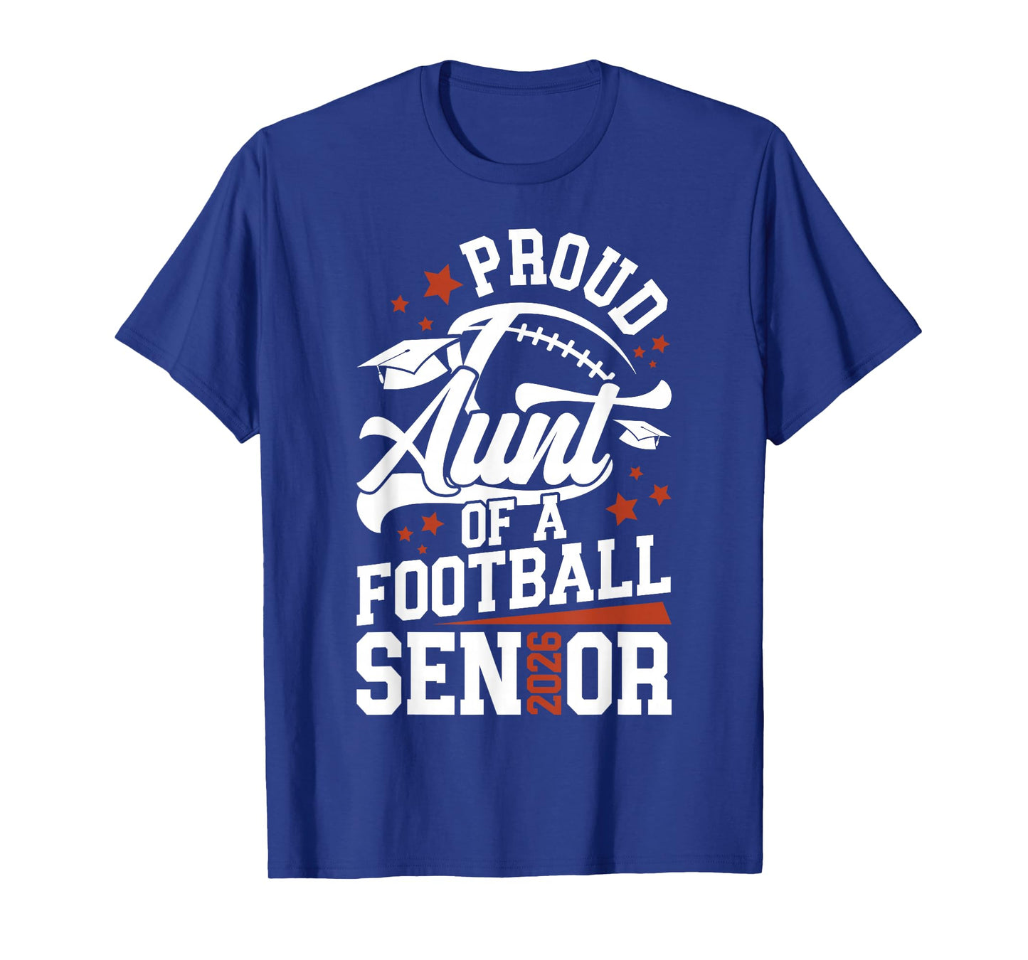 Proud Aunt of A Football Senior Aunt 2026 T-Shirt