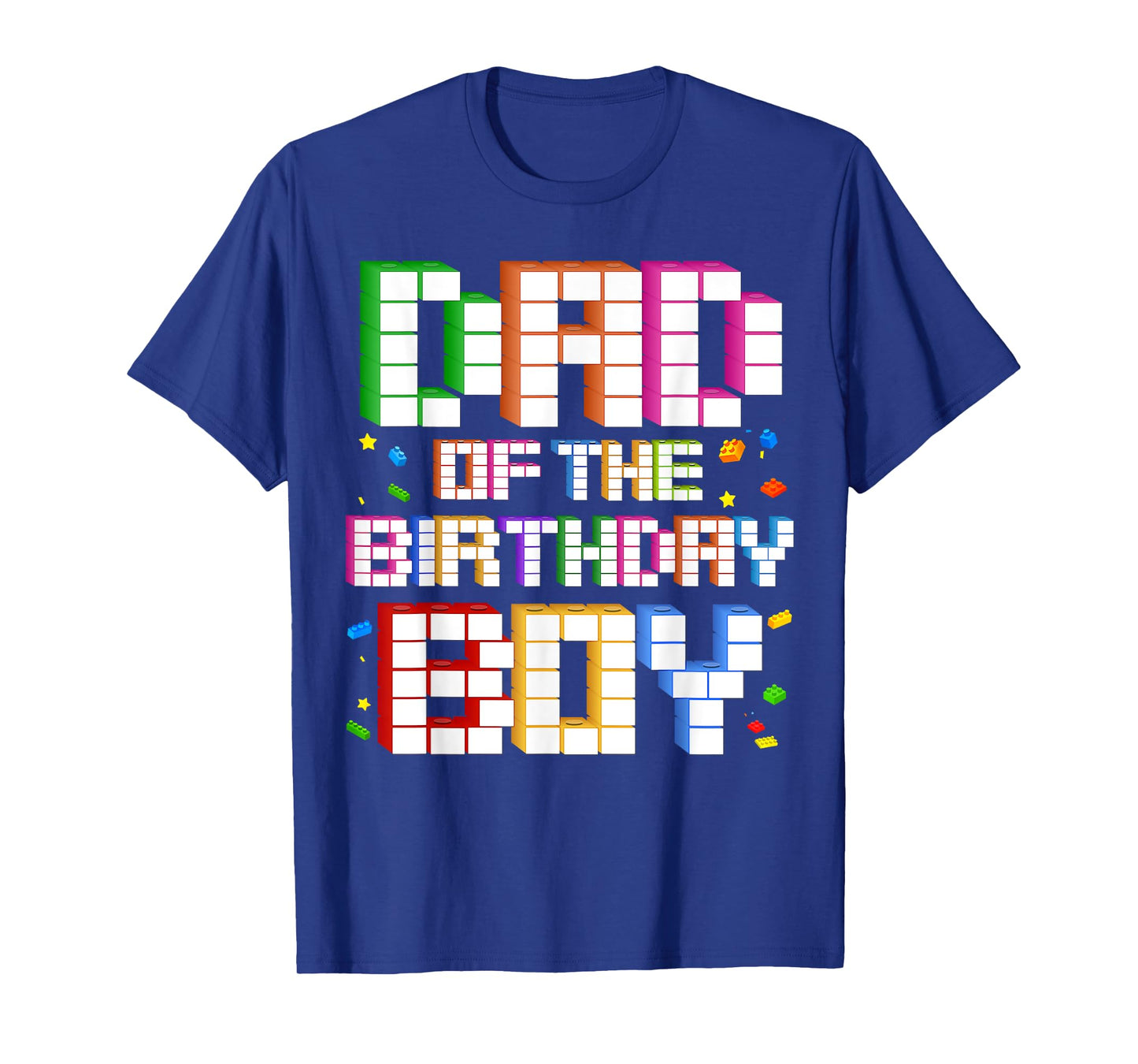 Dad Of The Birthday Boy Family Building Birthday Party T-Shirt