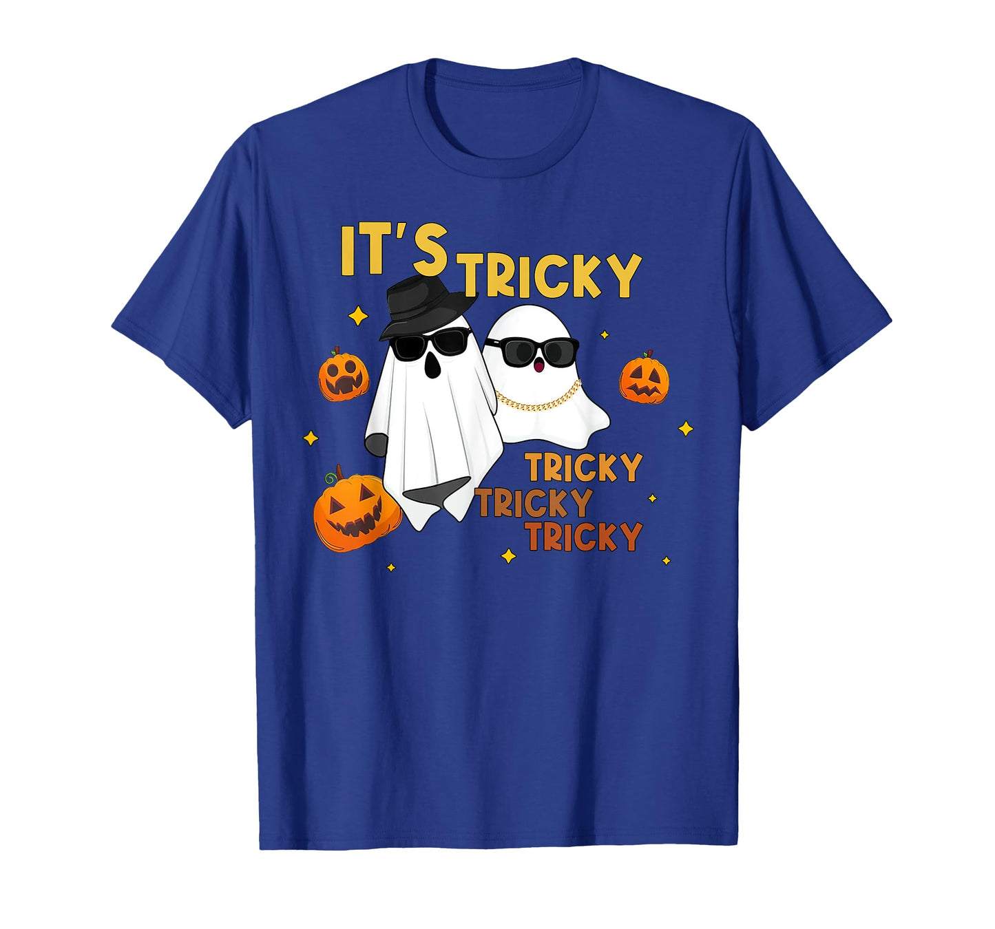 It's Tricky Tricky Tricky Funny Ghost Boo Halloween T-Shirt