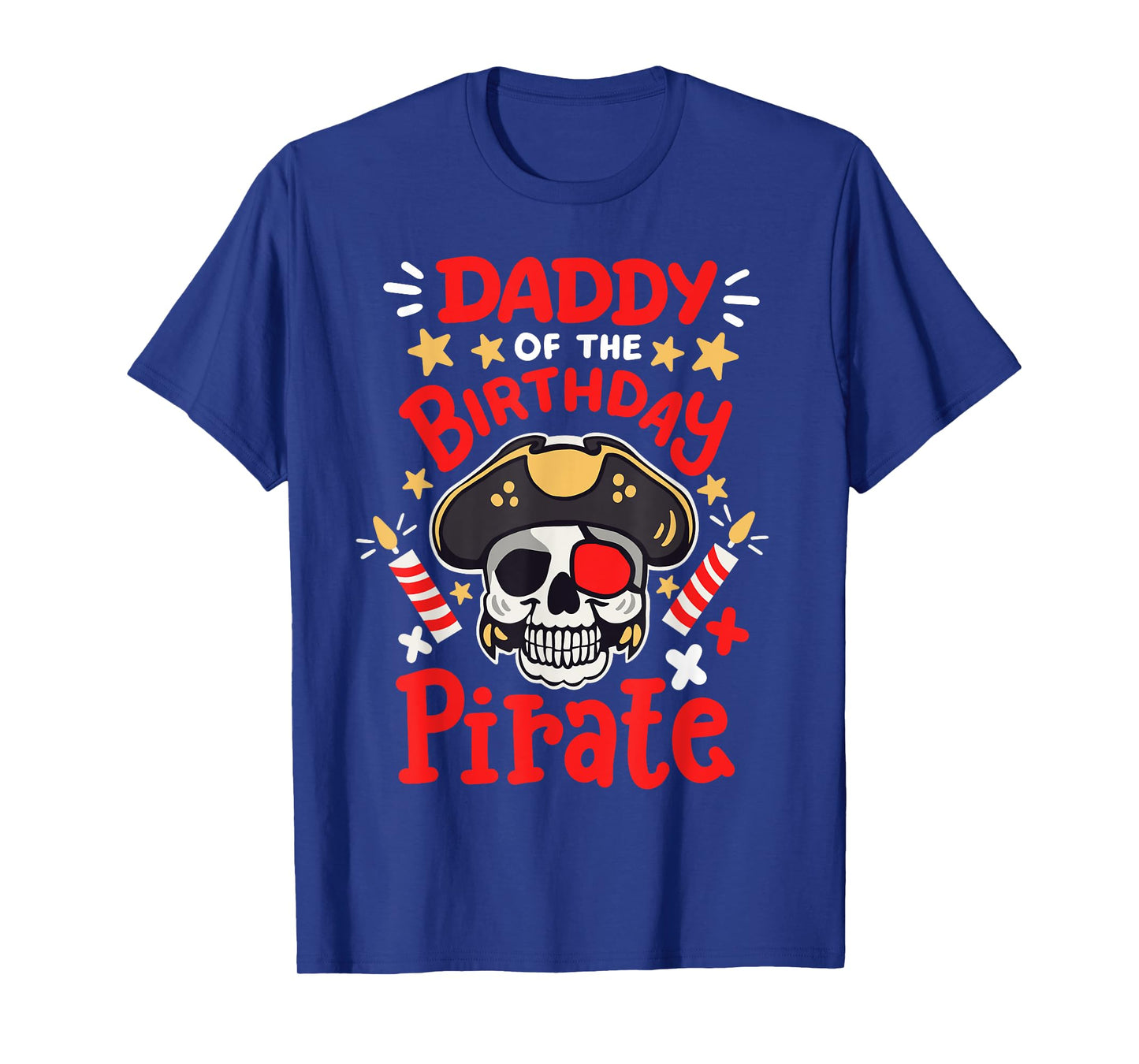 Daddy Of The Birthday Pirate Party Family Matching Men T-Shirt