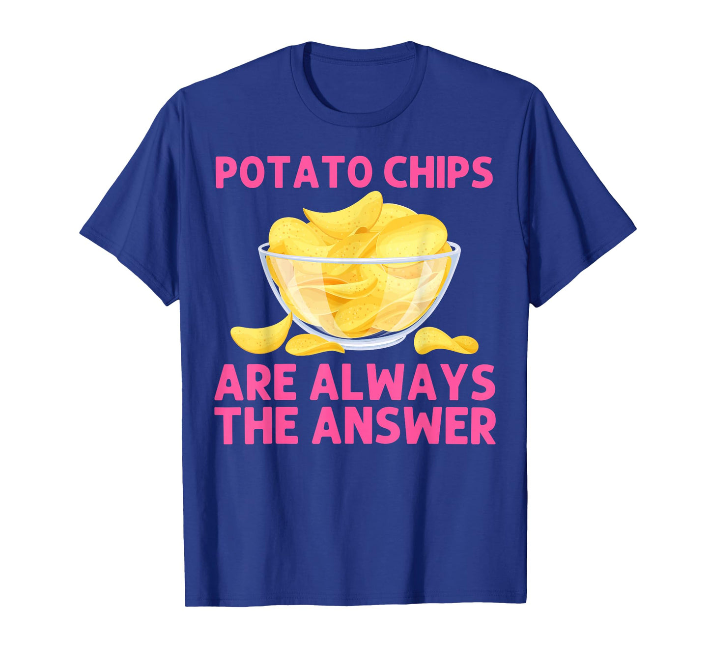 Cool Potato Chips Art for Men Women Kids Potato Chips Lover T-Shirt