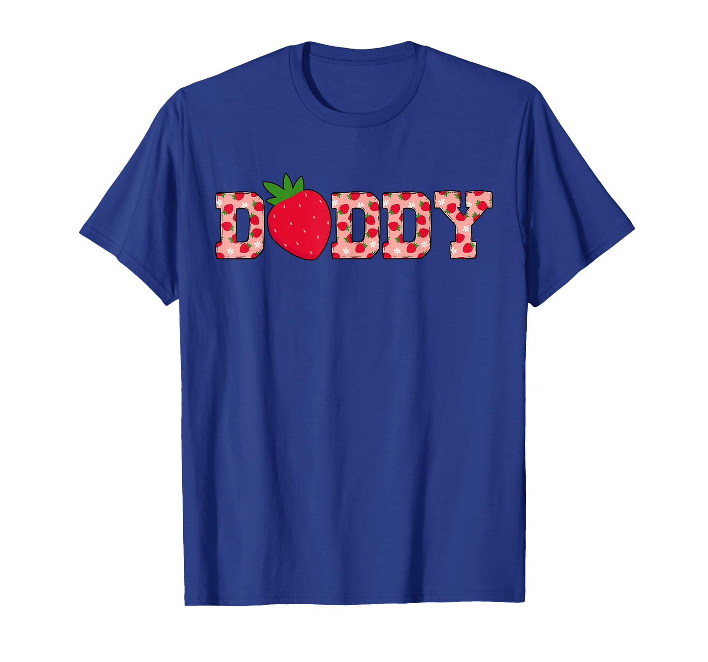 Daddy Berry Sweet Cute Strawberry Birthday Matching Family T-Shirt