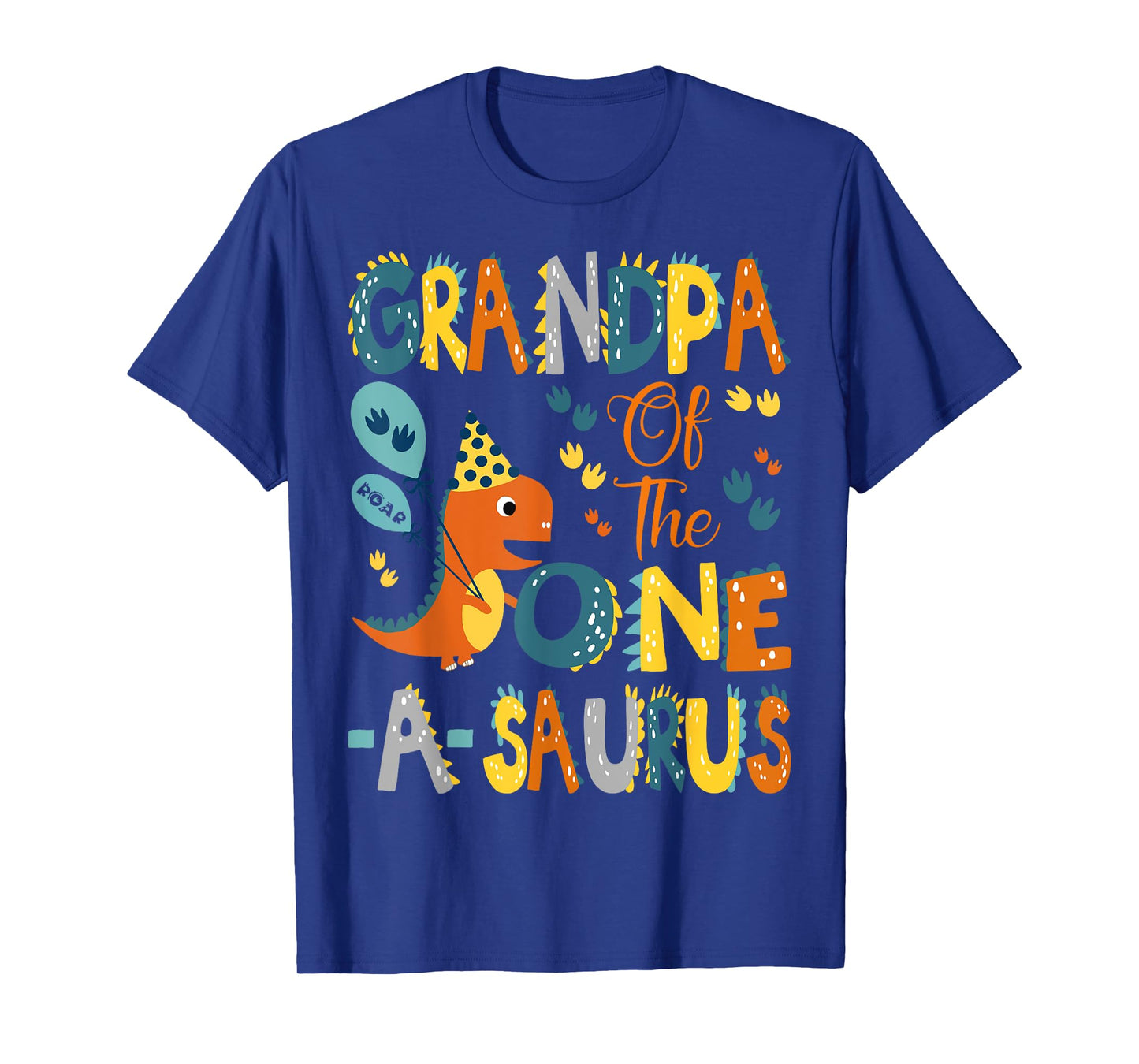 Grandpa Of The One-A-Saurus 1St Birthday Dinosaur Party T-Shirt