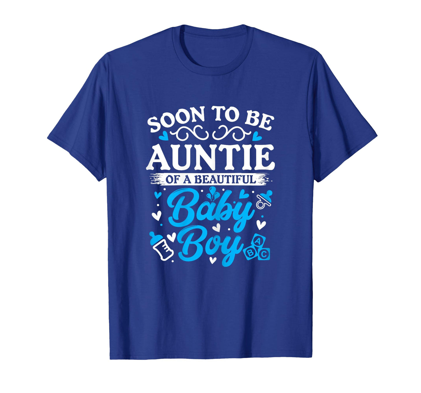 Soon to Be Auntie of a Beautiful Baby Boy Baby Shower T-Shirt