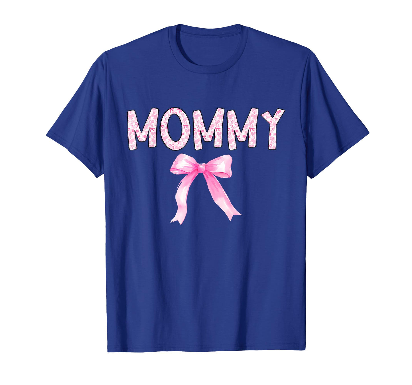 Mommy Birthday Squad Matching Coquette Bow Family Party T-Shirt
