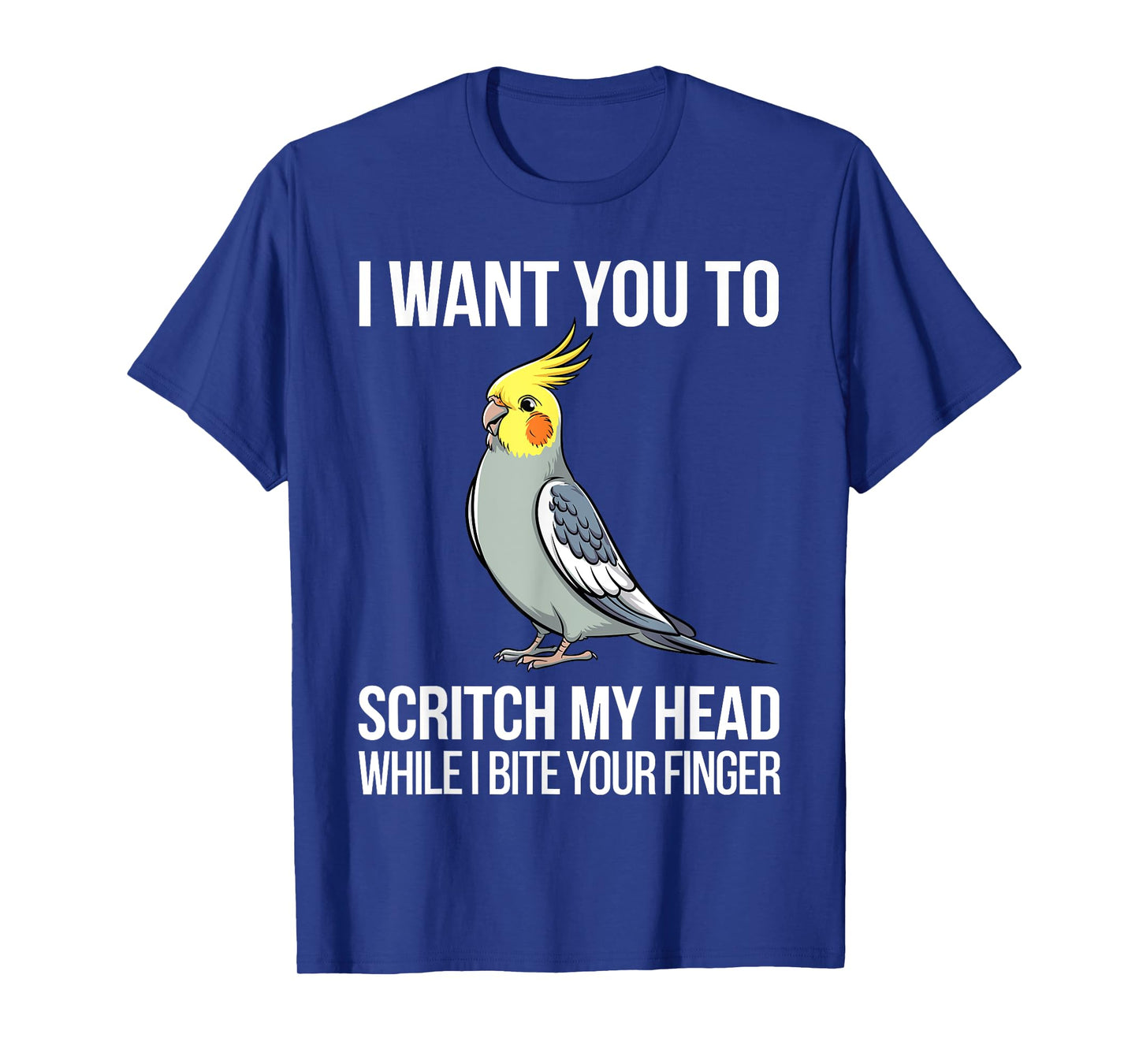 Cockatiel Art For Men Women Cockatoo Bird Cockatiel Lover T-Shirt