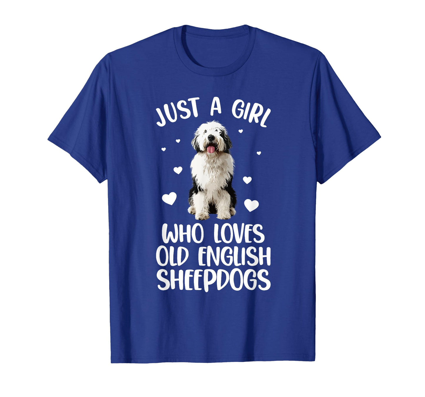 Funny Old English Sheepdog Design For Women Sheepdog Lover T-Shirt