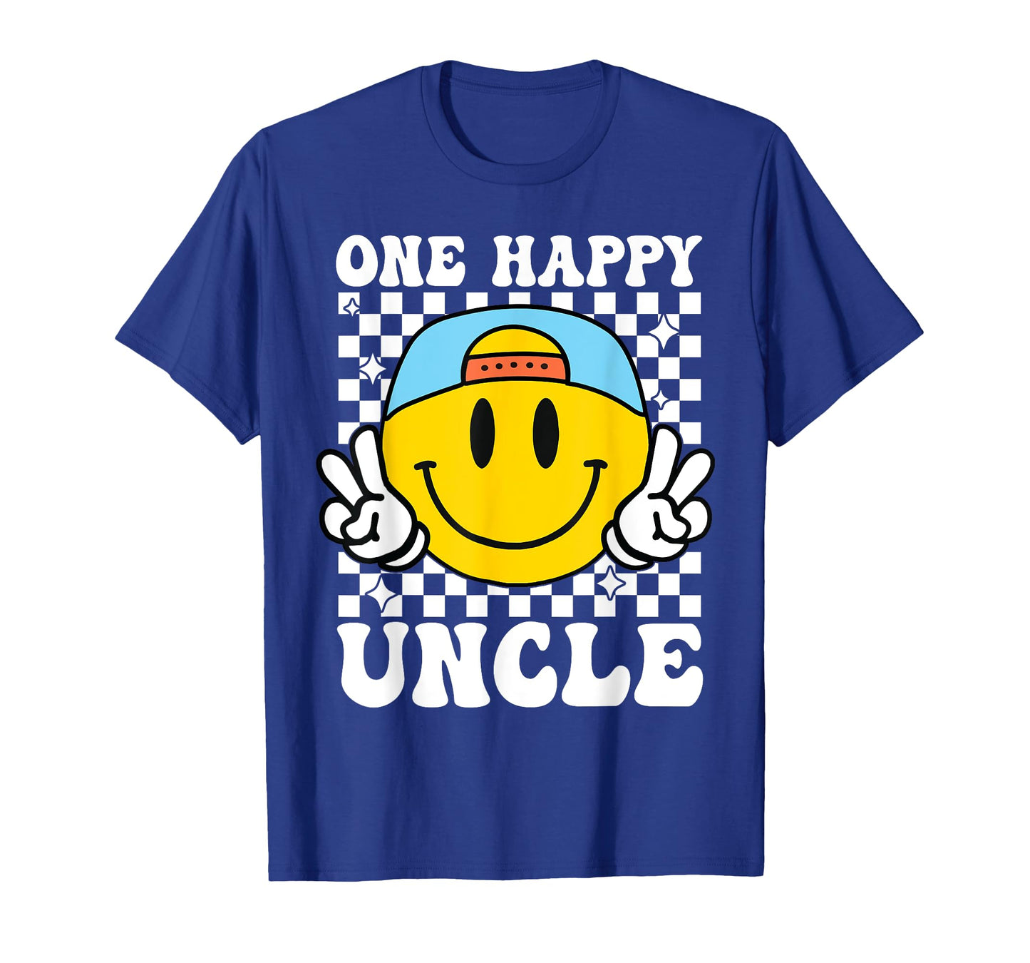 One Happy Dude Uncle 1st Birthday Family Matching T-Shirt