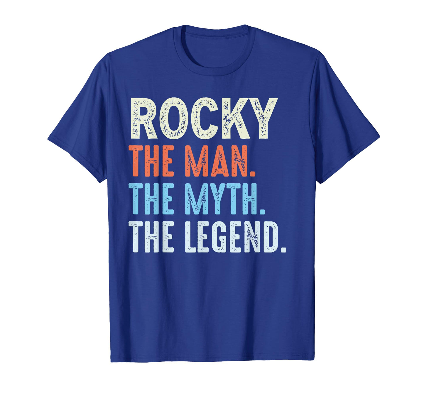 Rocky The Legend Name Personalized Cute Idea Men Vintage T-Shirt