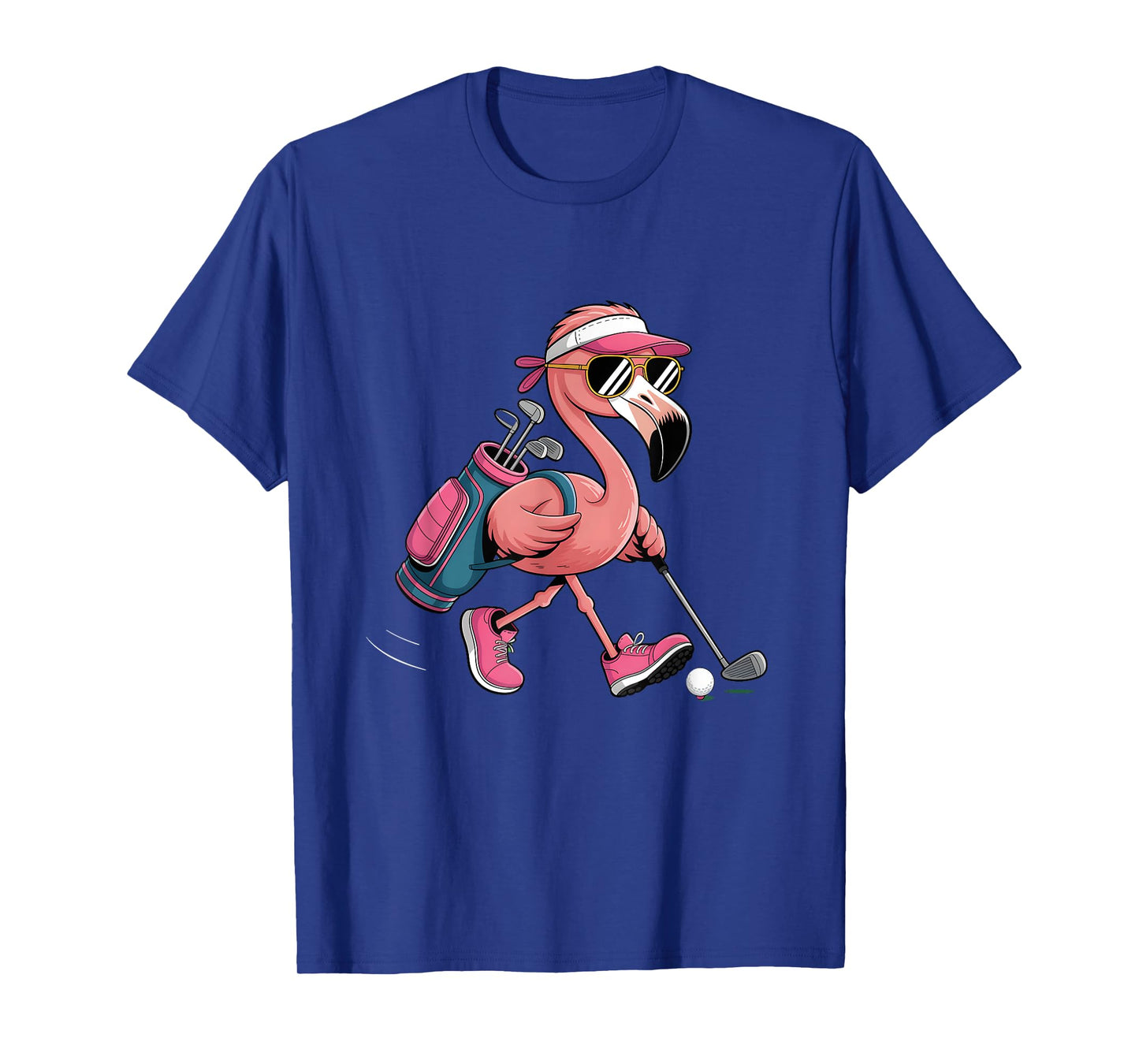 Pink Flamingo Golf Sunglasses Woman Ladies Golfer Golf Lover T-Shirt