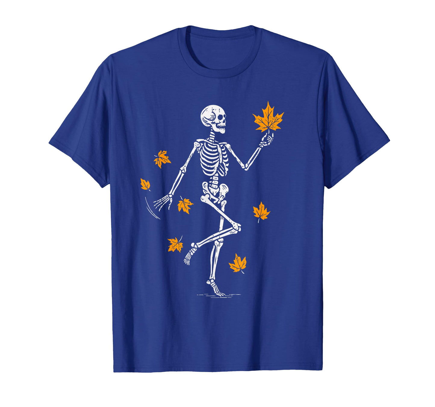 Skeleton Spooky Dancing Fall Halloween Thanksgiving Dance T-Shirt