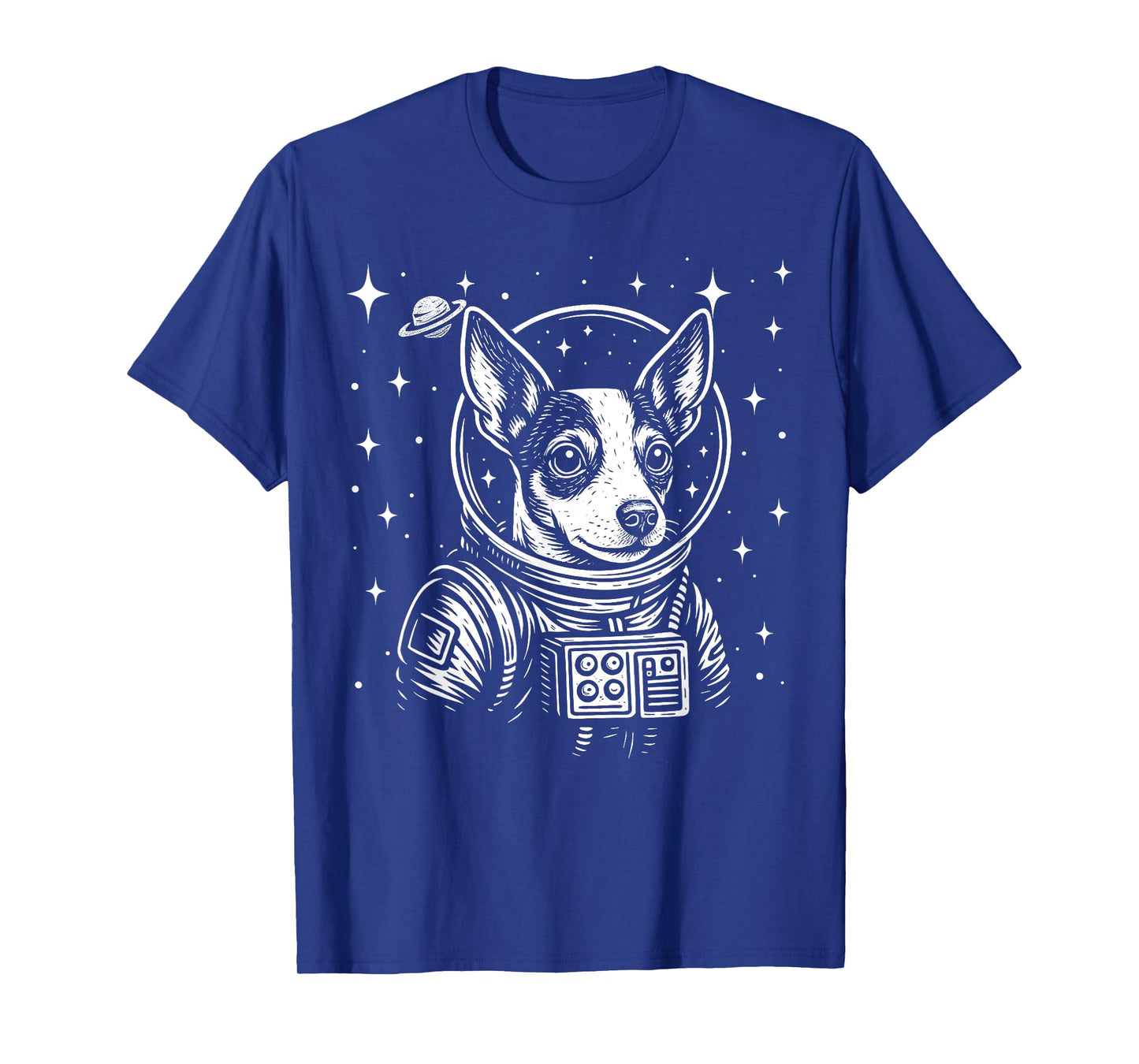 Astronaut Rat Terrier Space Galaxy Dog Lovers T-Shirt