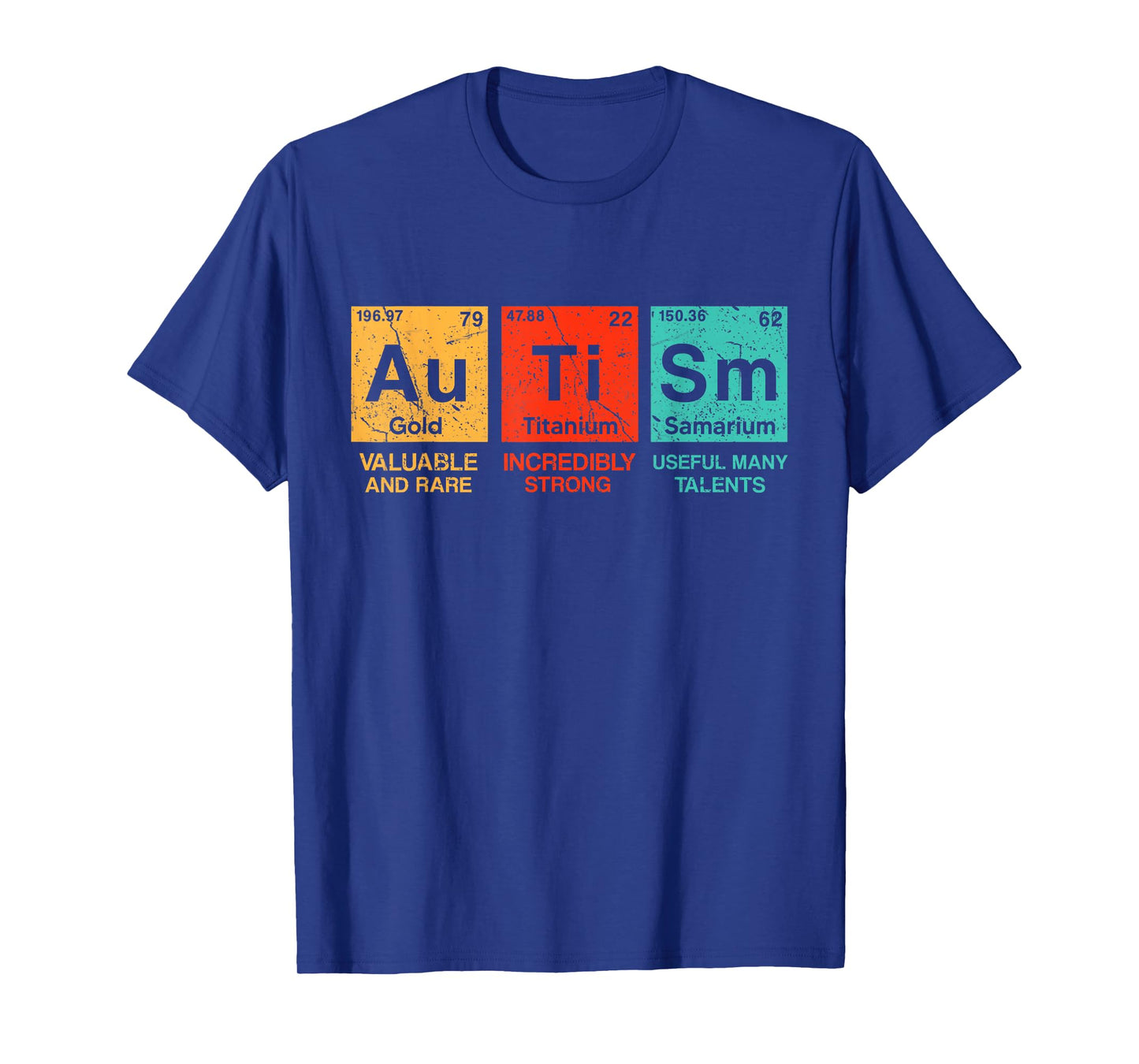 Autism Elements Periodic Table Awareness ASD Men Women Kids T-Shirt