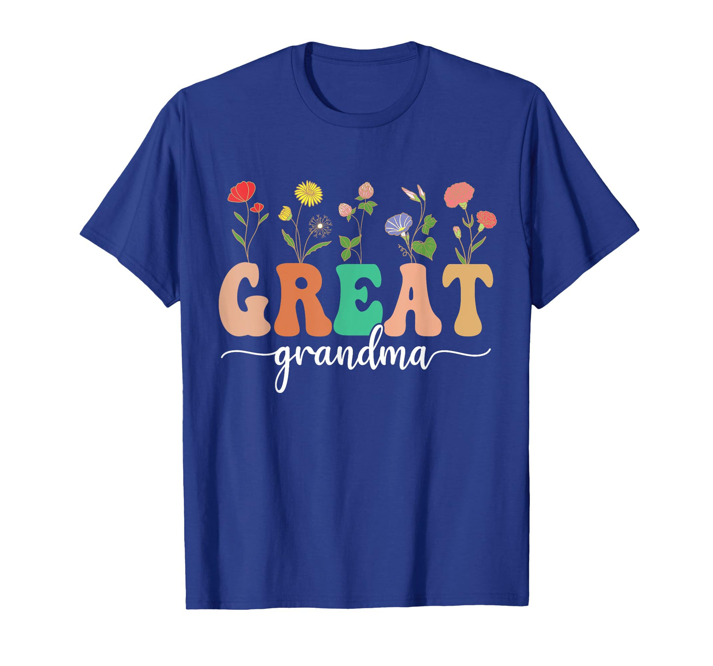 Wildflowers Great Grandma Floral Mother's Day Great Grandma T-Shirt