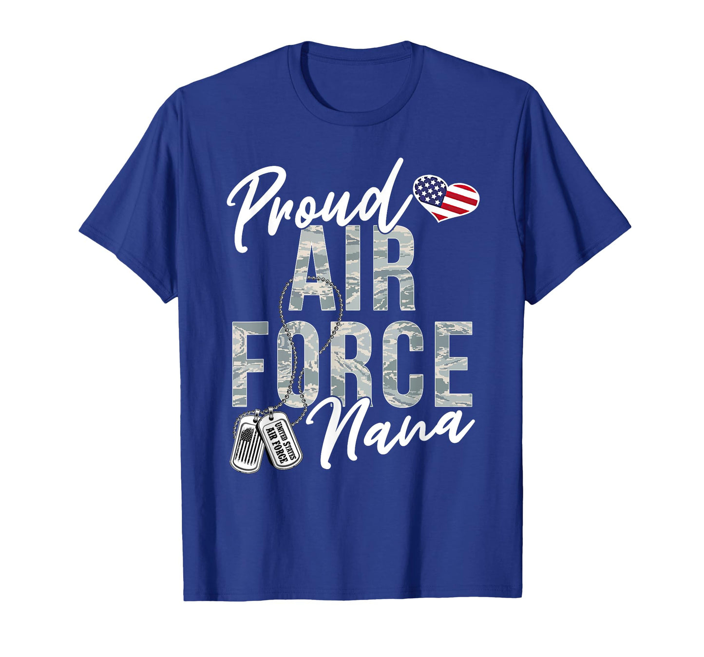 Proud Air Force Nana US Air Force Graduation Nana Tee T-Shirt