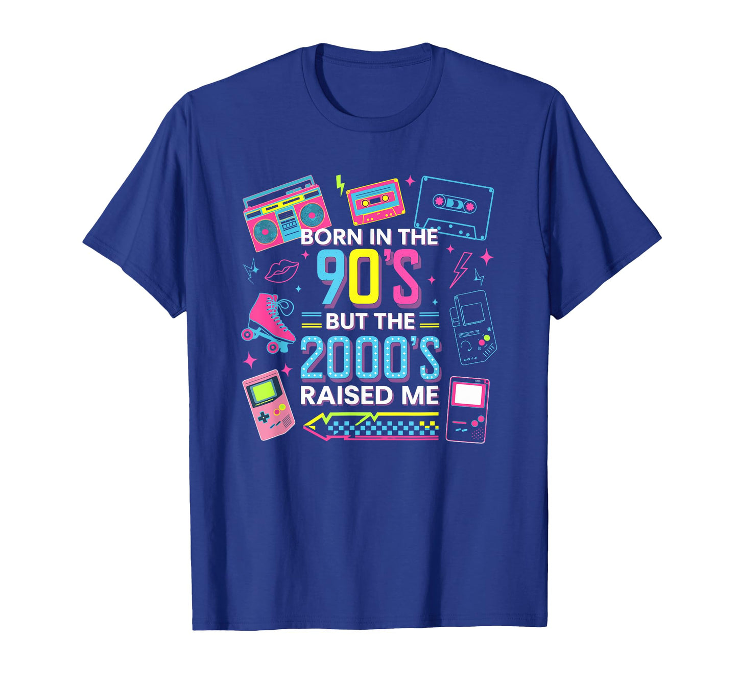 Born In 90's But 2000's Raised Me Vintage Retro T-Shirt