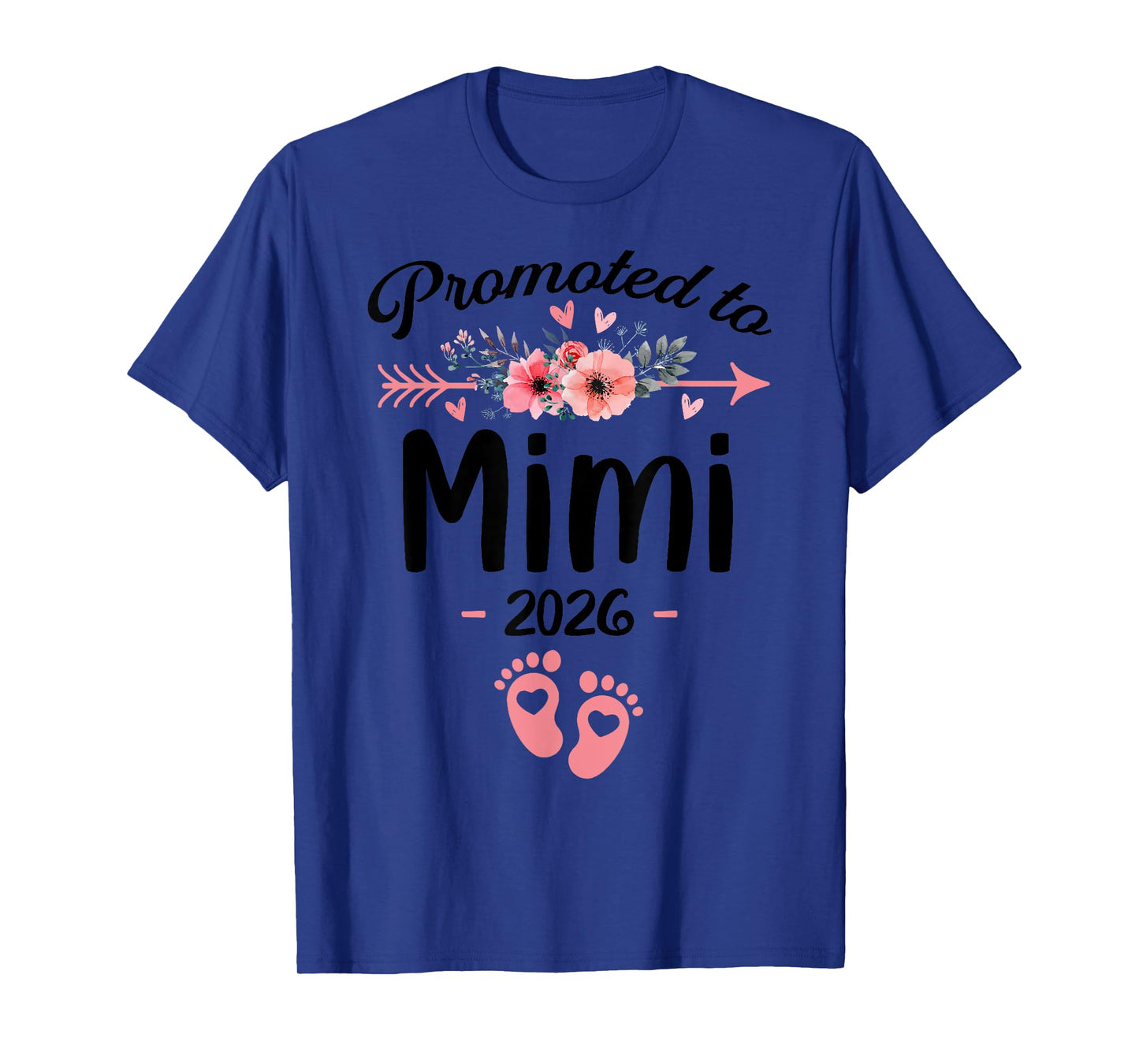 Promoted to Mimi Est 2026 Floral T-Shirt