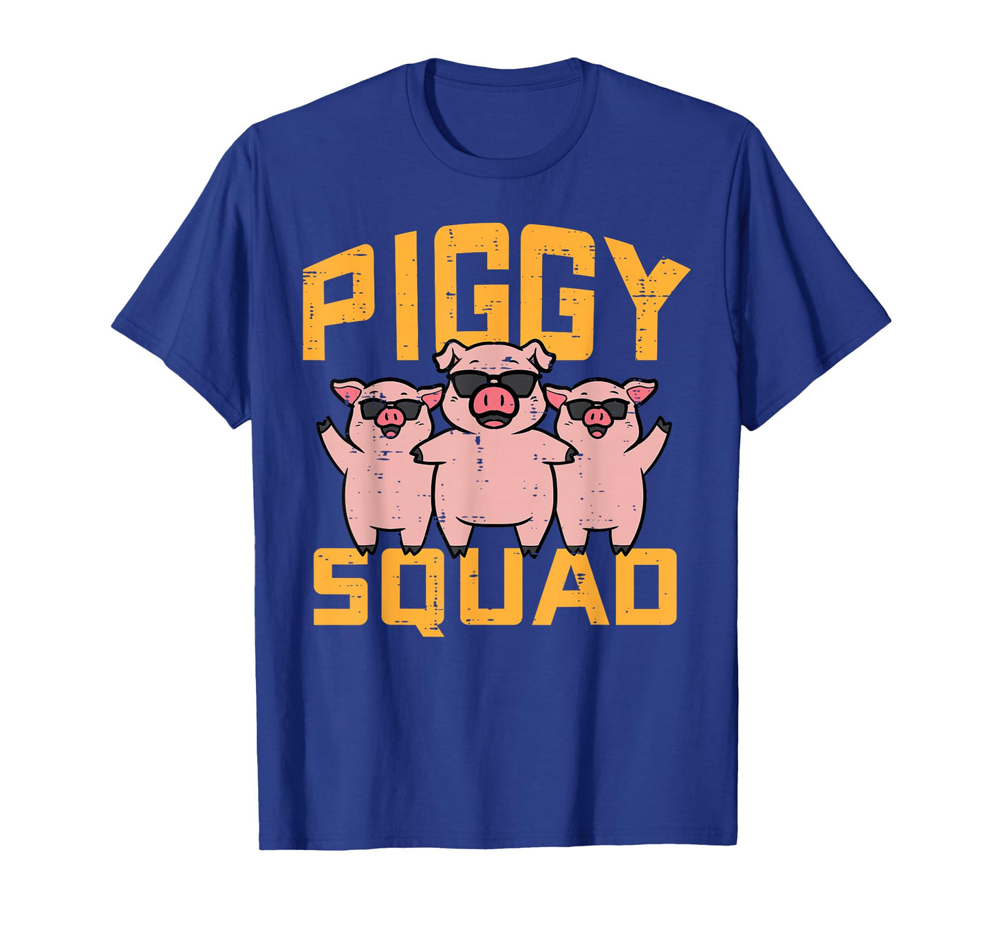 Pig Lover Piggy Squad Hog Farmer Crew Swine Women Men Kids T-Shirt