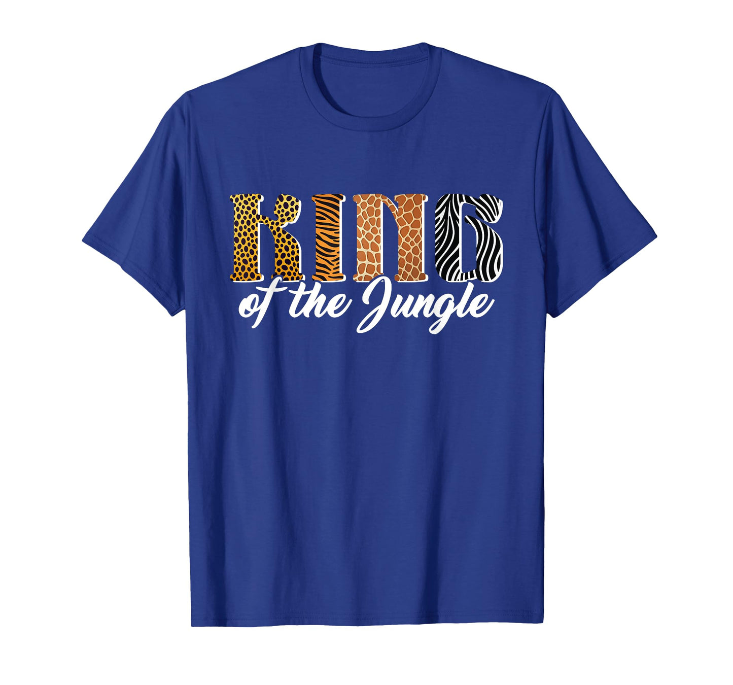 King of the Jungle Safari Animal Birthday Matching Men Boys T-Shirt