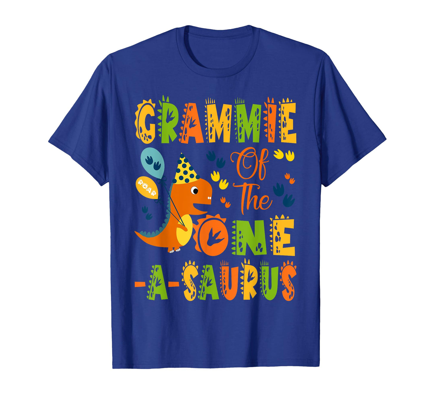 Grammie of The One-A-Saurus 1St Birthday Dinosaur Party T-Shirt