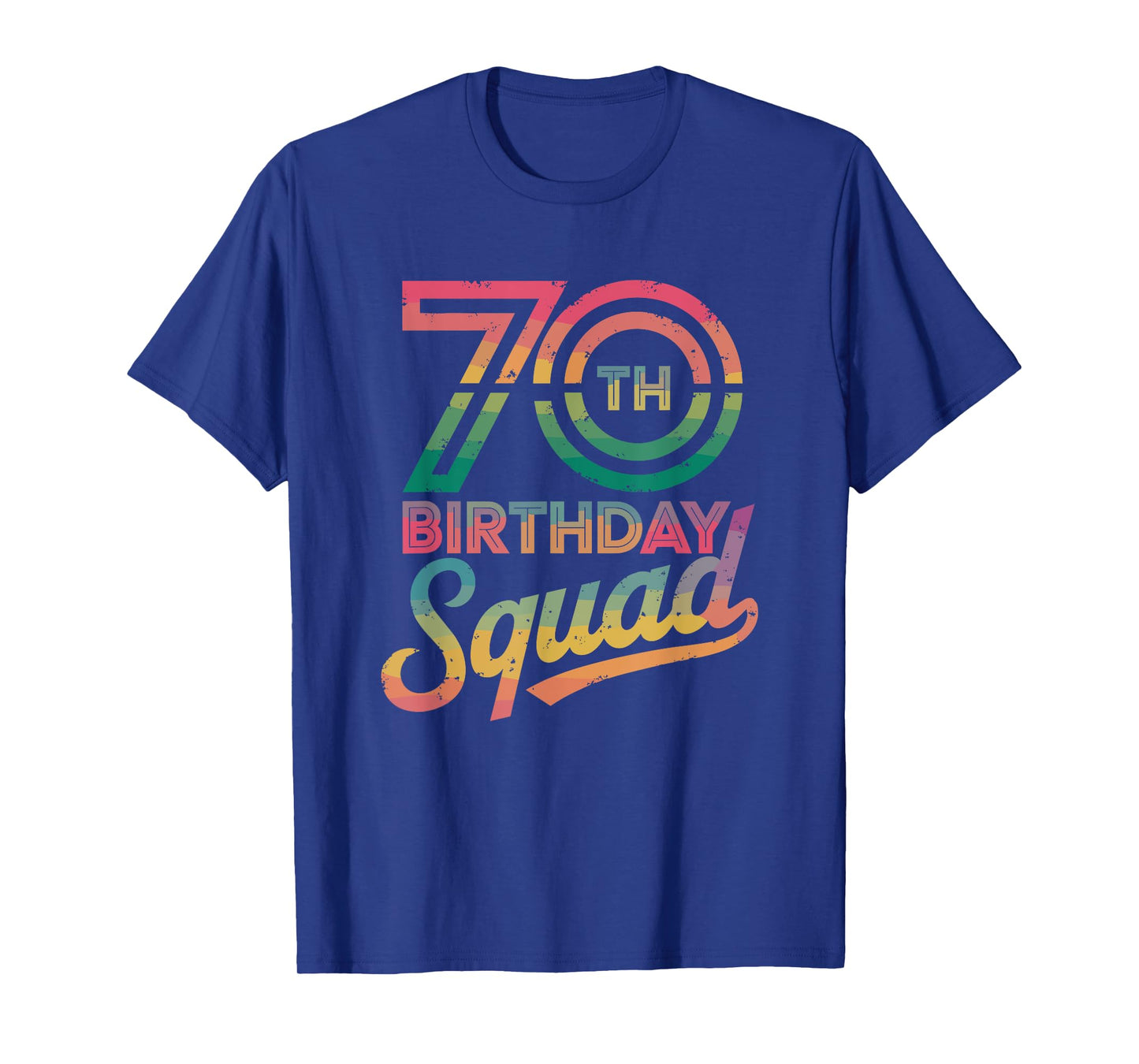 70th Birthday Squad, 70th Bday Crew T-Shirt