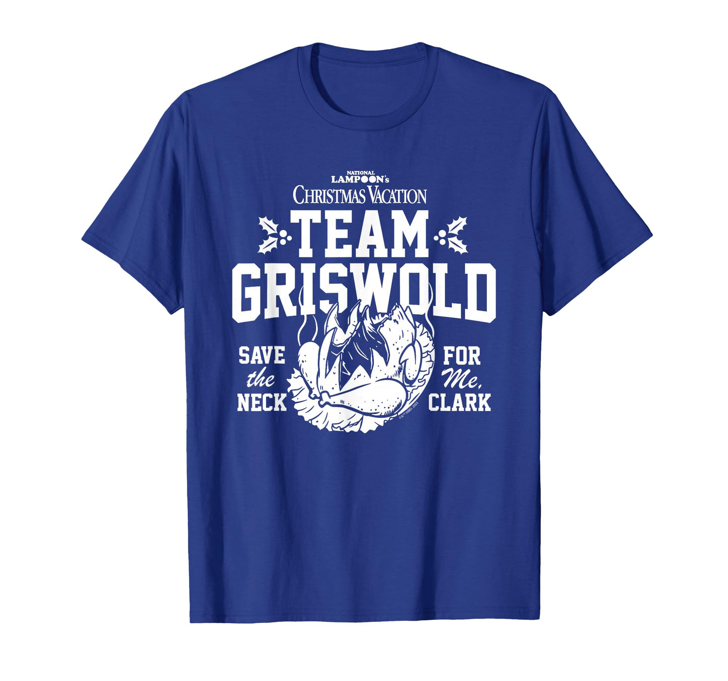 National Lampoon's Christmas Vacation Team Griswold T-Shirt - Men's Unisex Black Cotton Classic Crew Neck Short Sleeve Graphic Christmas T-Shirt - Small