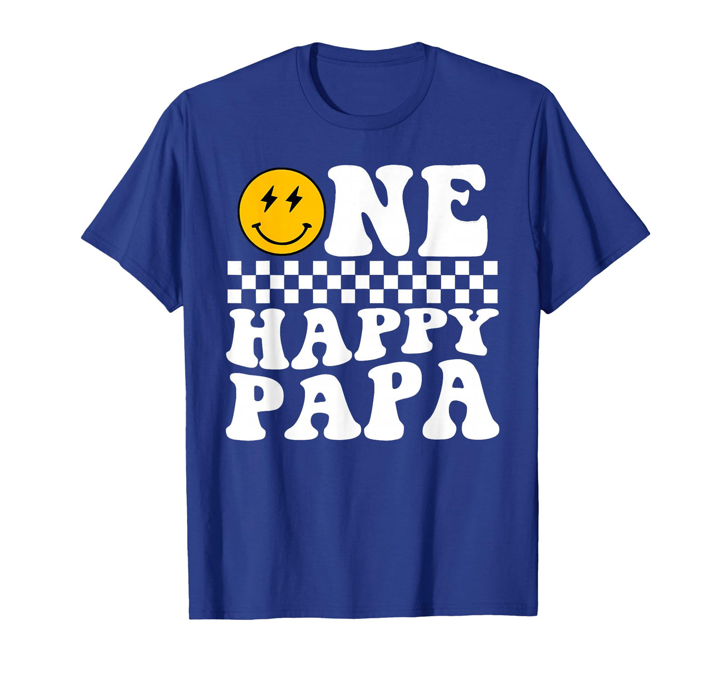 One Happy Dude 1st Birthday One Cool Papa Family Matching T-Shirt