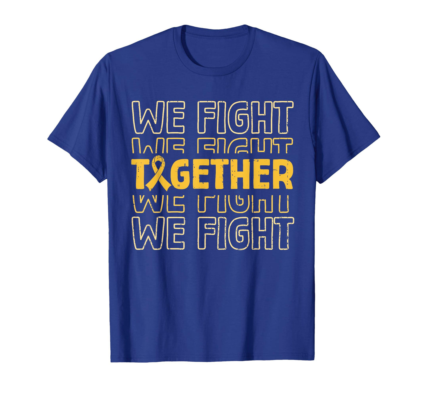 Fight Childhood Cancer Awareness Gold Ribbon Support Squad T-Shirt