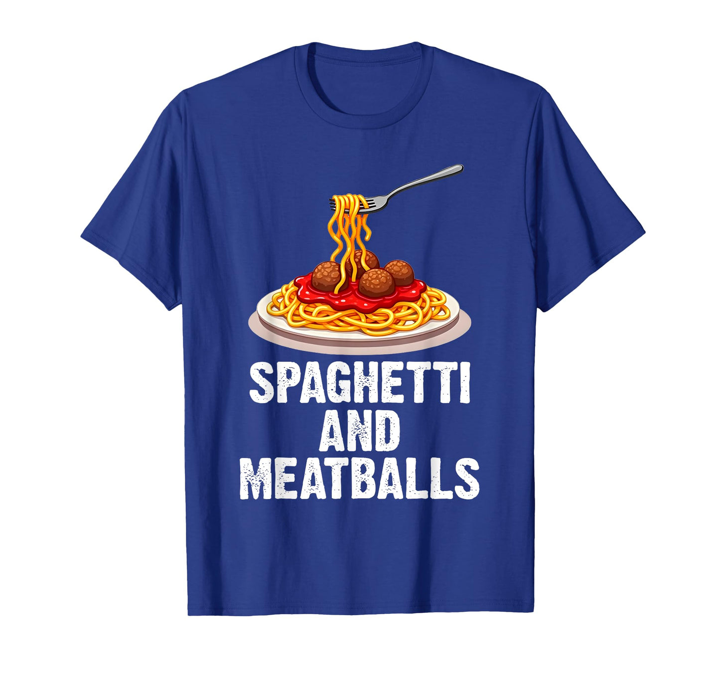 Spaghetti Art For Men Women Meatballs Pasta Lover Spaghetti T-Shirt