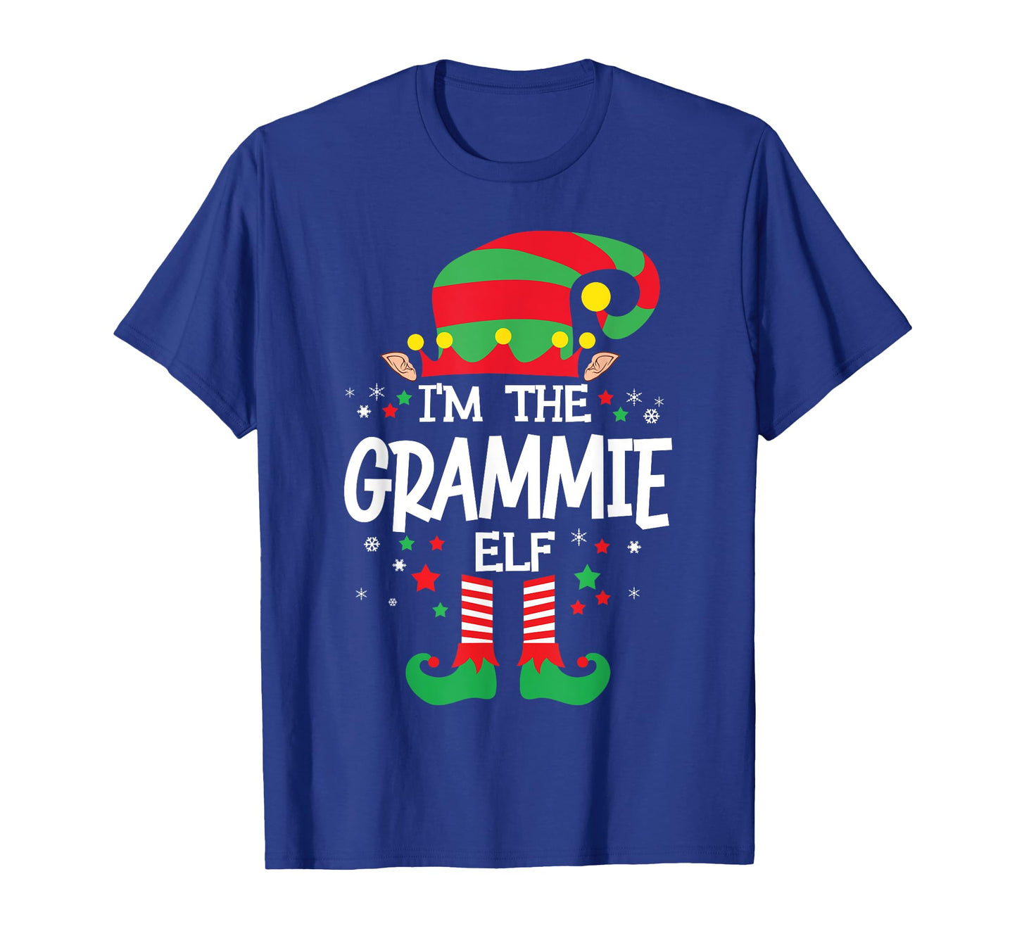 I'm the Grammie Elf Family Group Matching Christmas Pajama T-Shirt