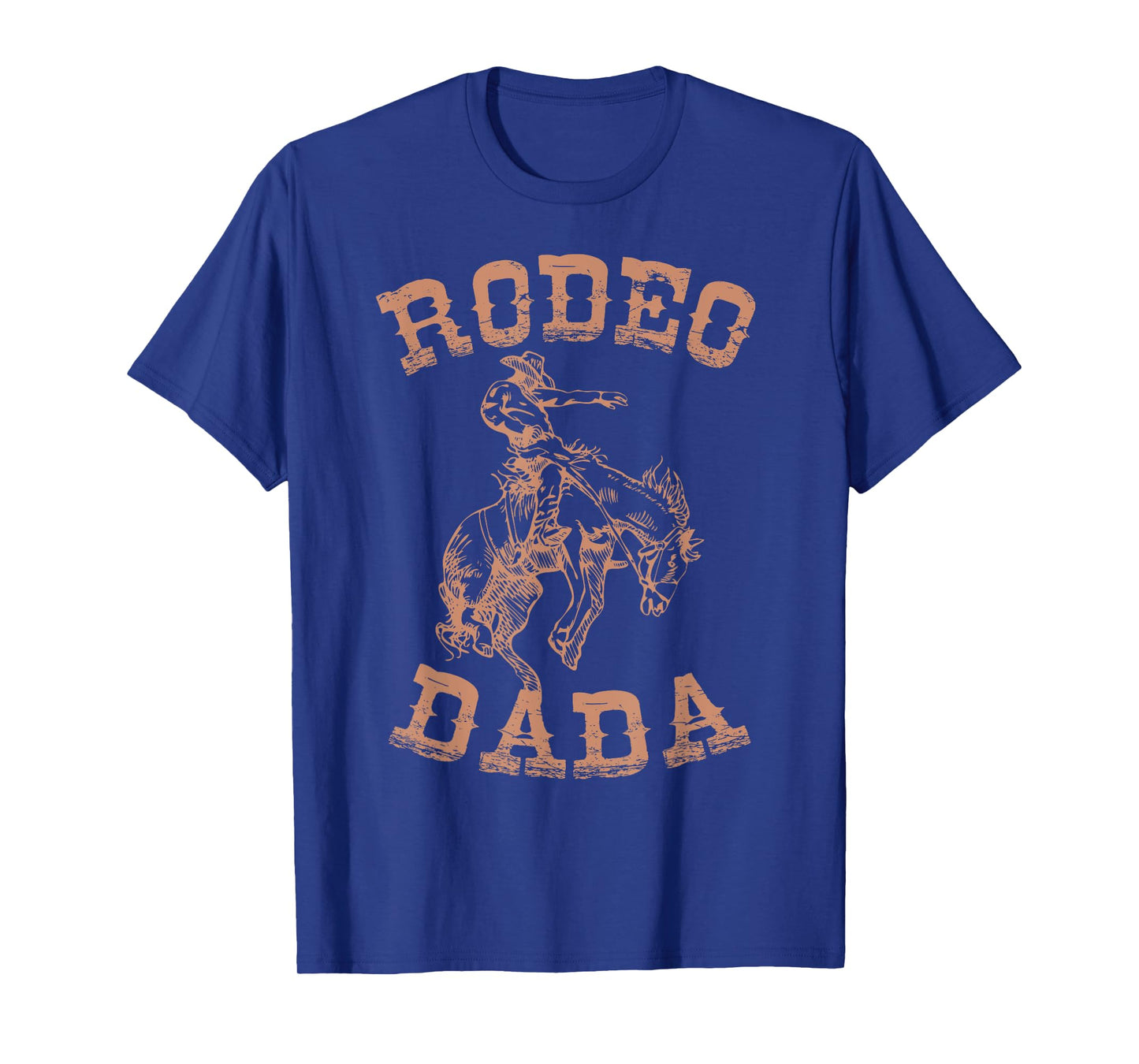 Rodeo Dada Dad Tee Western Cowboy Birthday Matching Family T-Shirt