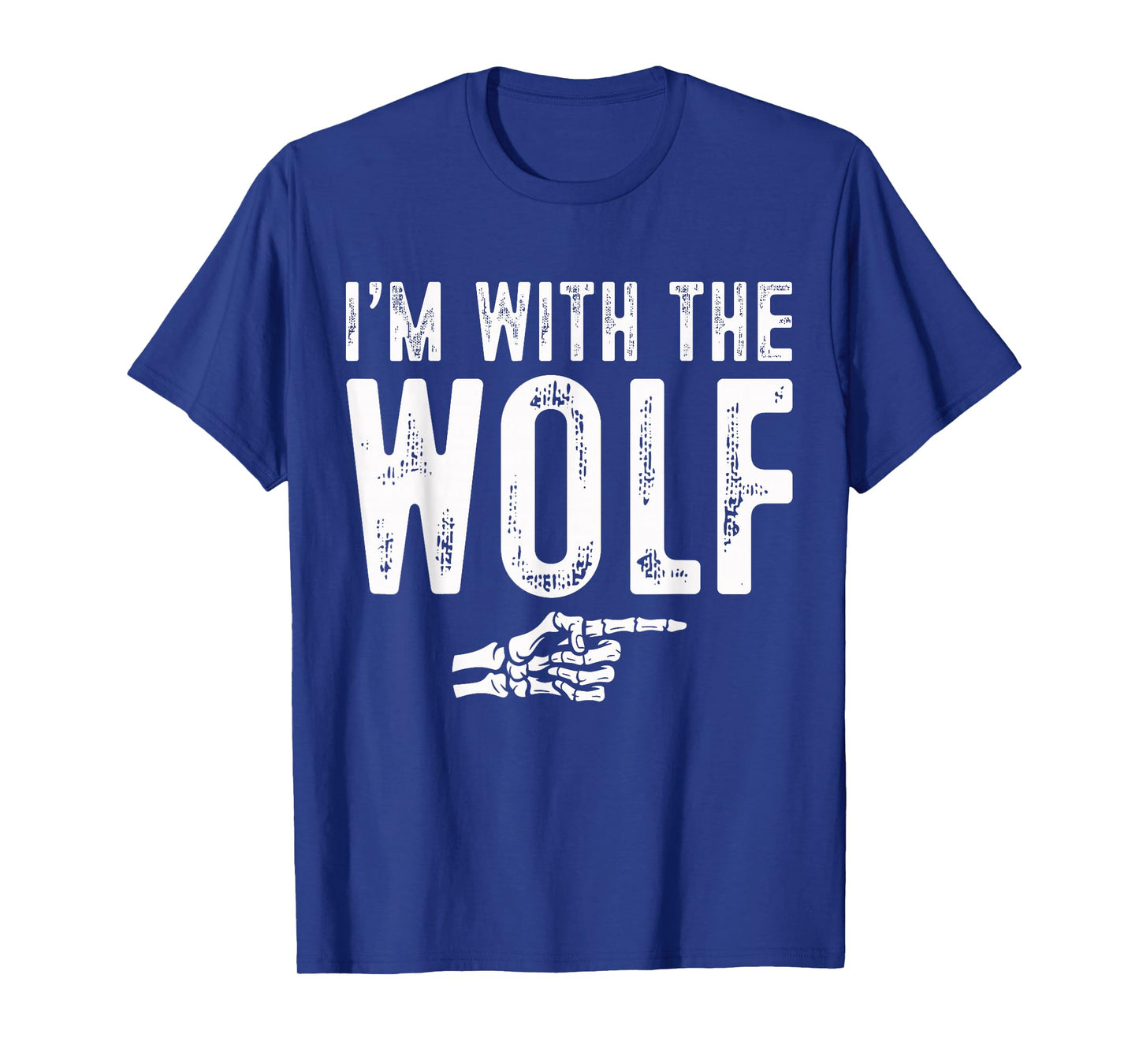 I'm with The Wolf Easy Costume Halloween Couples Matching T-Shirt