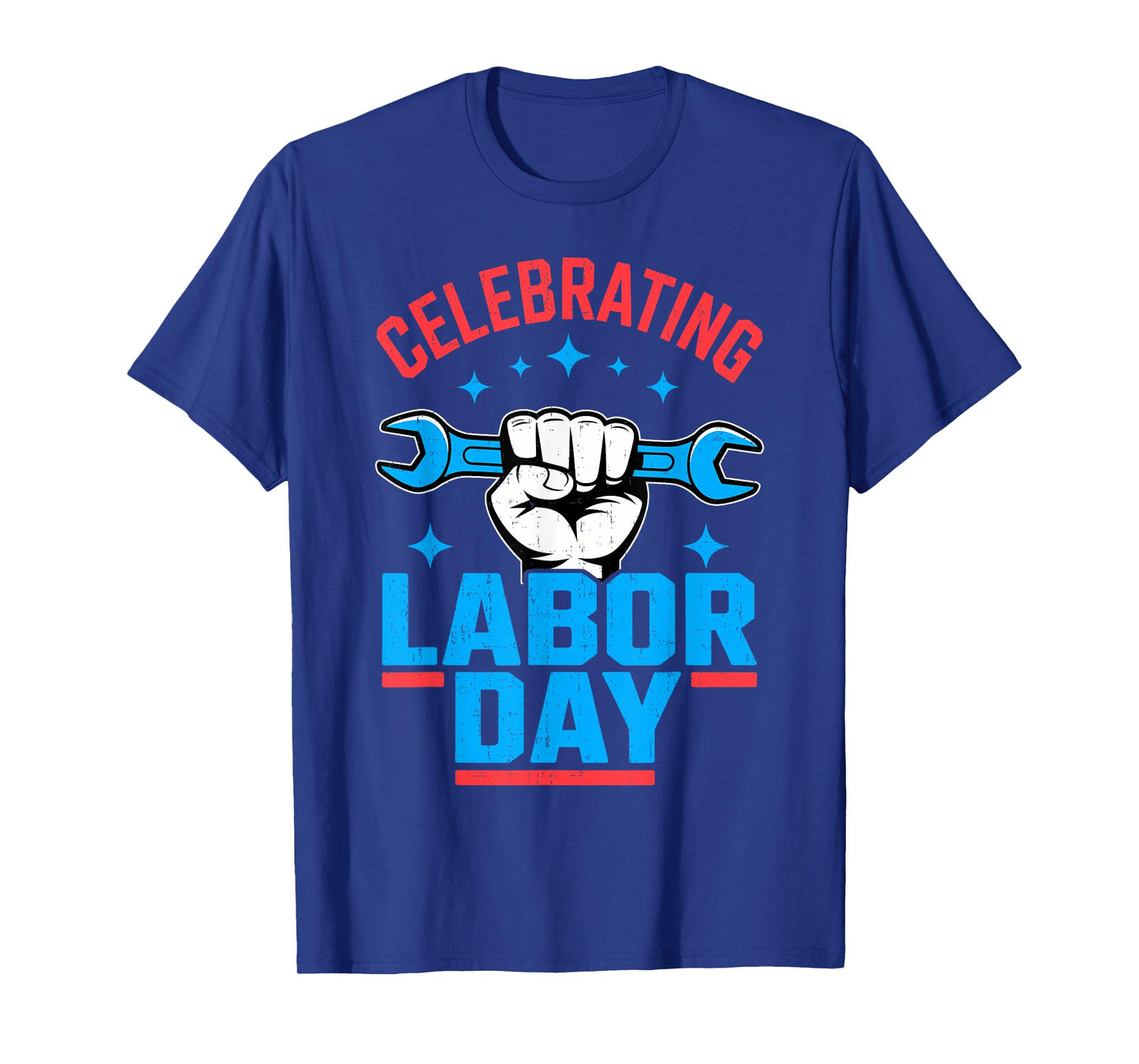 Celebrating Labor Day Retro Groovy Patriotic For Men Women T-Shirt