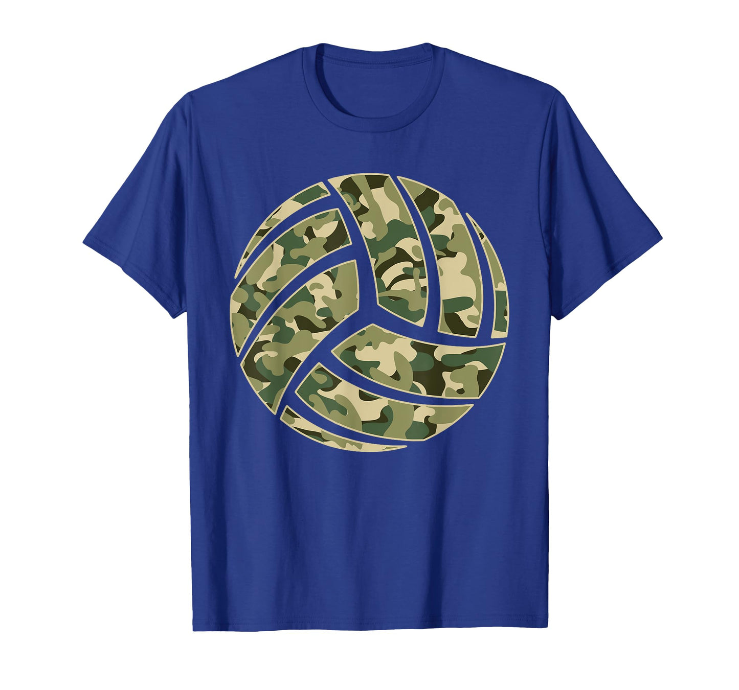 Camouflage Volleyball Lover Player Fan Cute Camo Volleyball T-Shirt