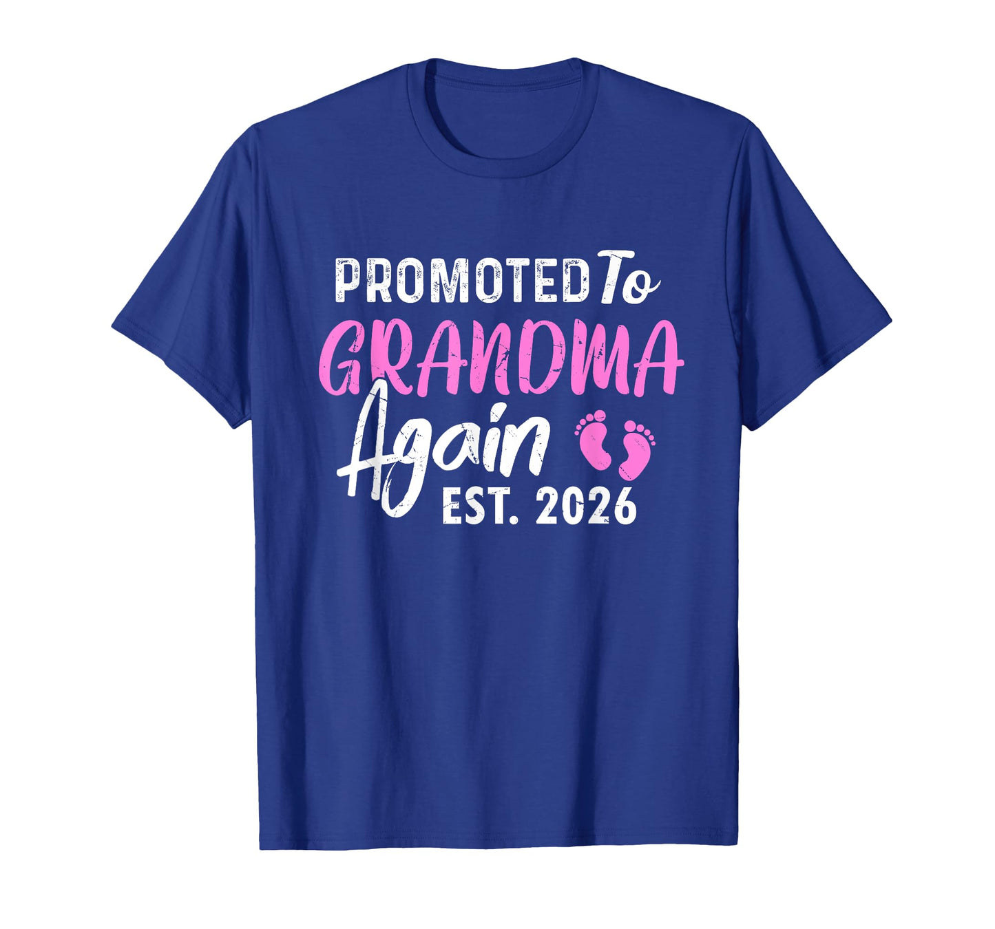 Promoted To Grandma Again 2026 Gifts Pregnancy Announcement T-Shirt