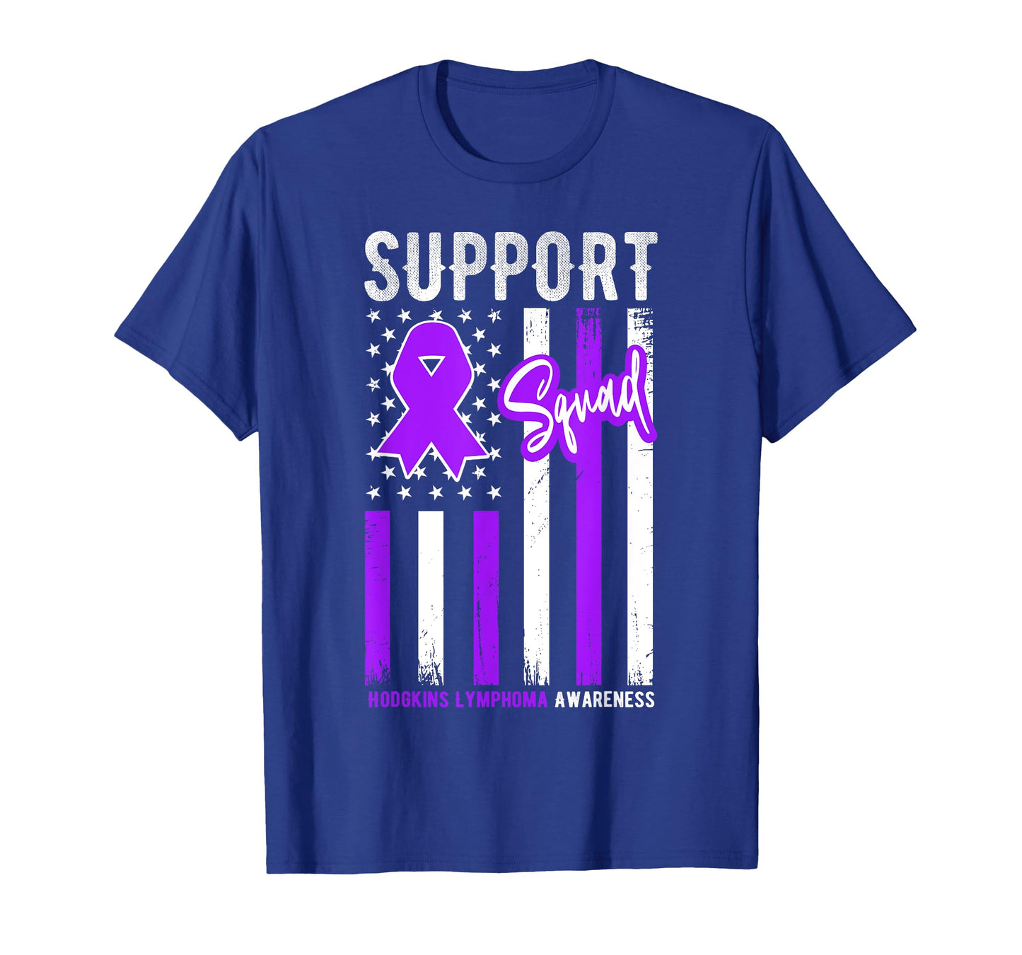 Support Squad Hodgkin's Lymphoma Cancer Disease Awareness T-Shirt
