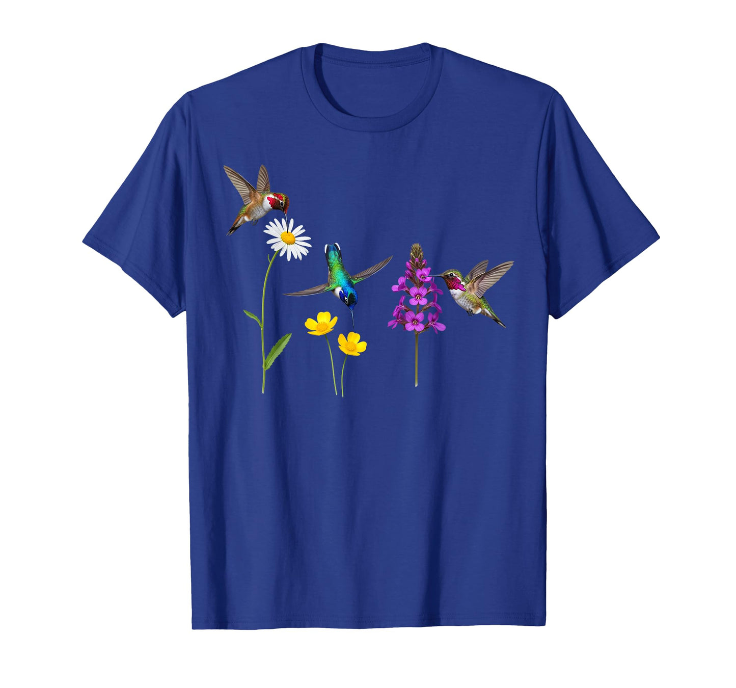Hummingbird and Flower Funny Gifts Bird Lover Men Women Kid T-Shirt