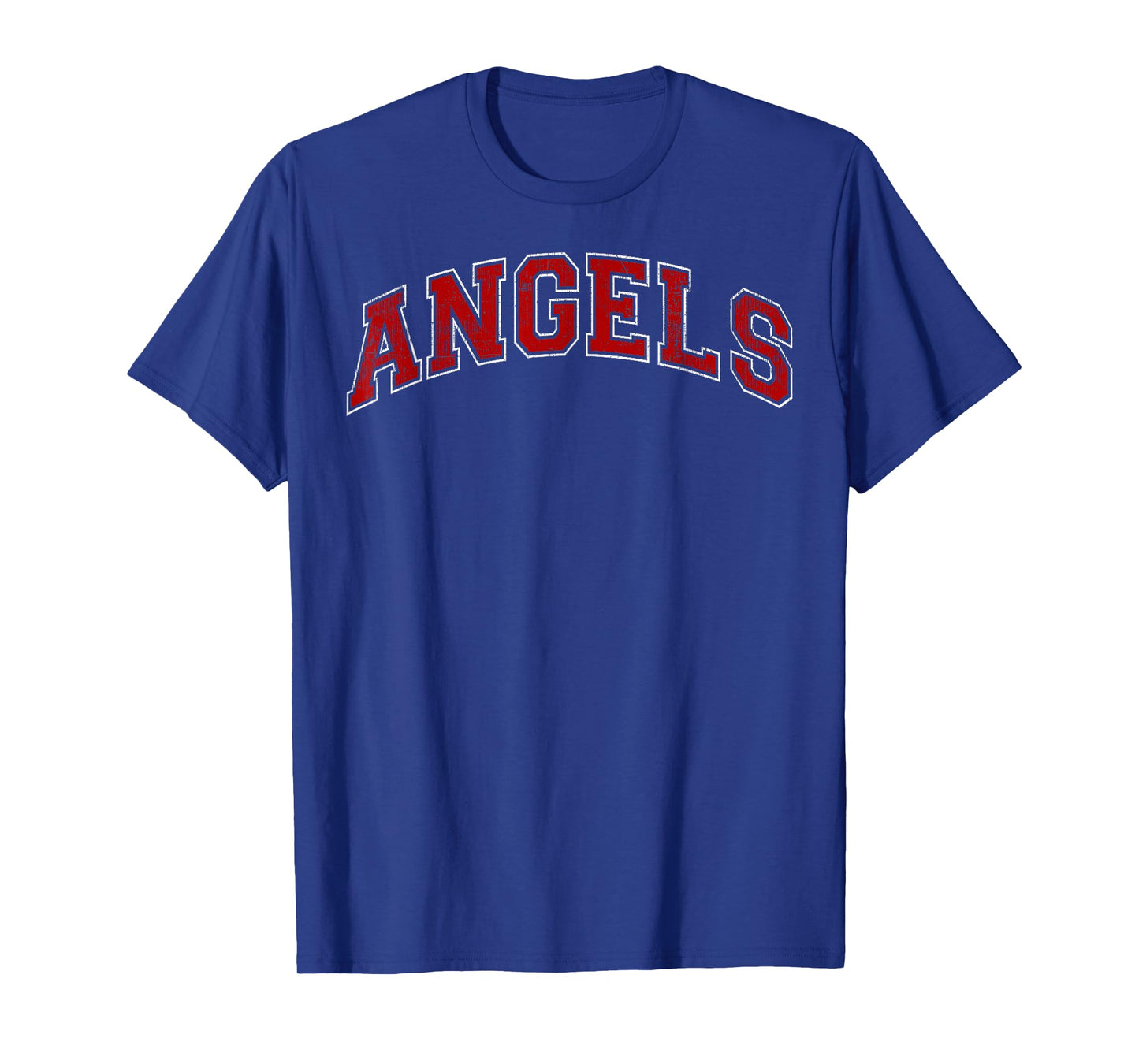 Vintage Angels Sports Name Athletic Text Arch Gift Men Women T-Shirt