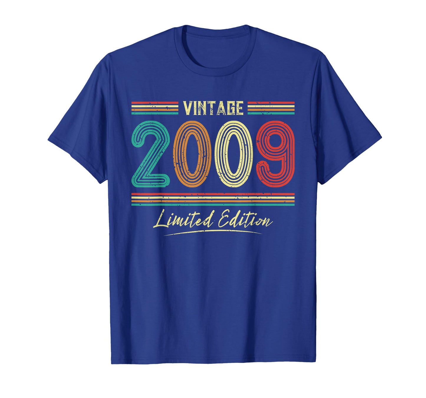 Vintage 2009 Birthday 2009 Limited Edition Retro Men Women T-Shirt