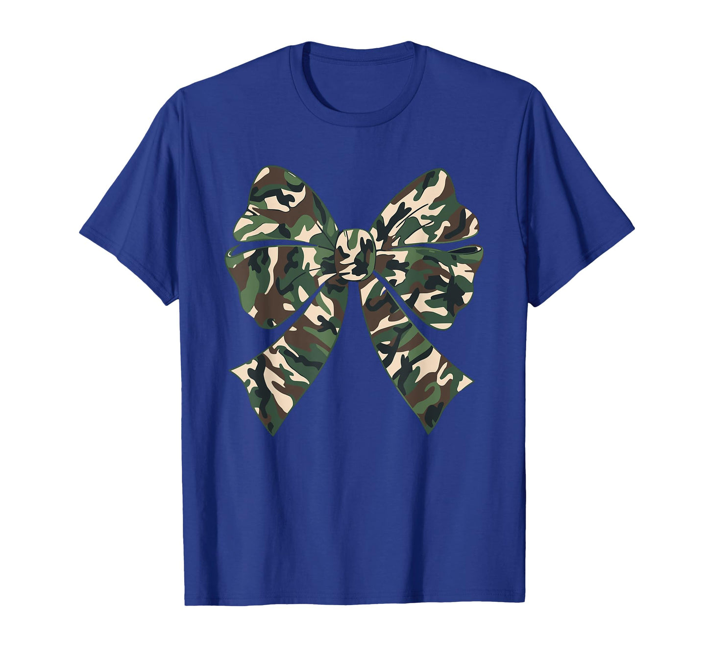 Camouflage Old Camo Bow Camo Coquette Bow Hunting Women Girl T-Shirt