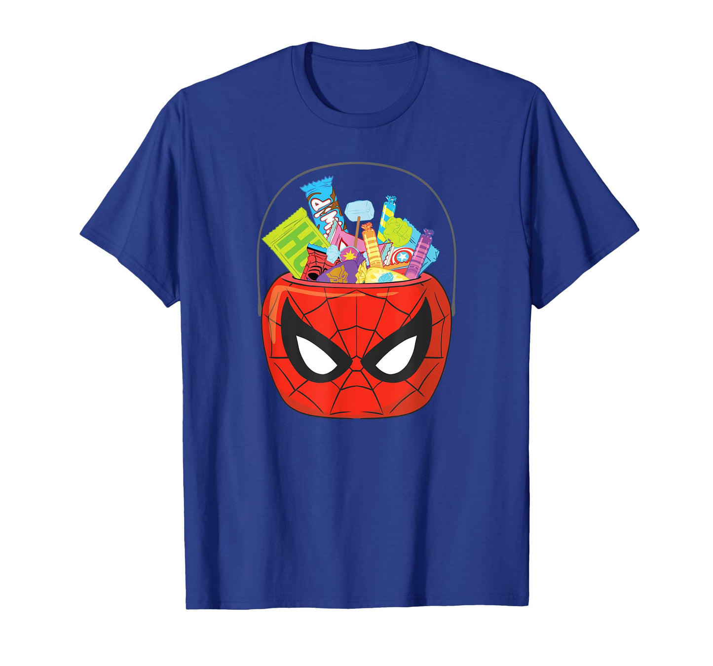 Marvel Spider-Man Halloween Trick or Treat Candy Bucket T-Shirt