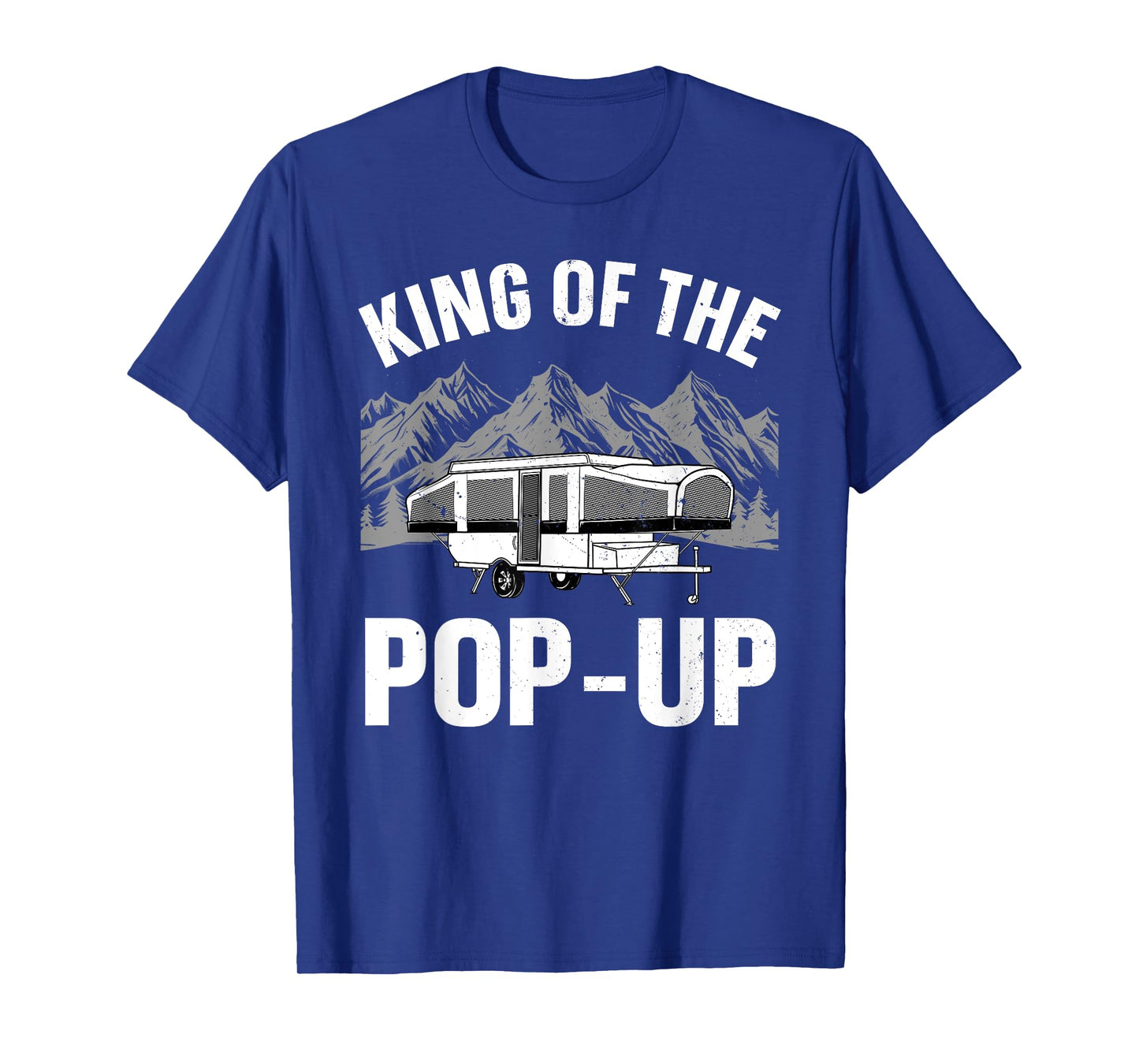 Funny Pop Up Camper Art For Men Dad Pop Up Trailer Camping T-Shirt