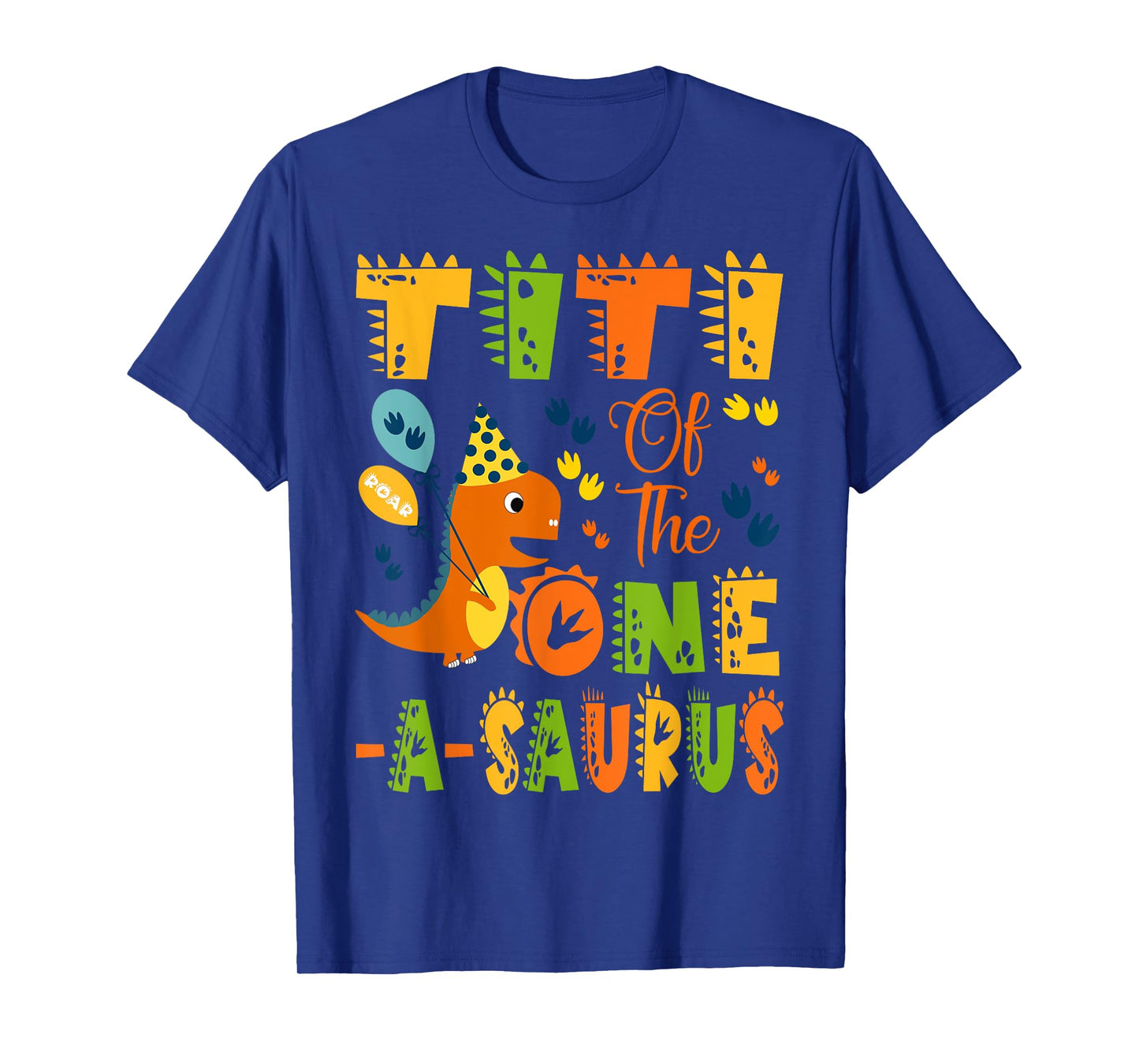 Titi of The One-A-Saurus 1St Birthday Dinosaur Party T-Shirt