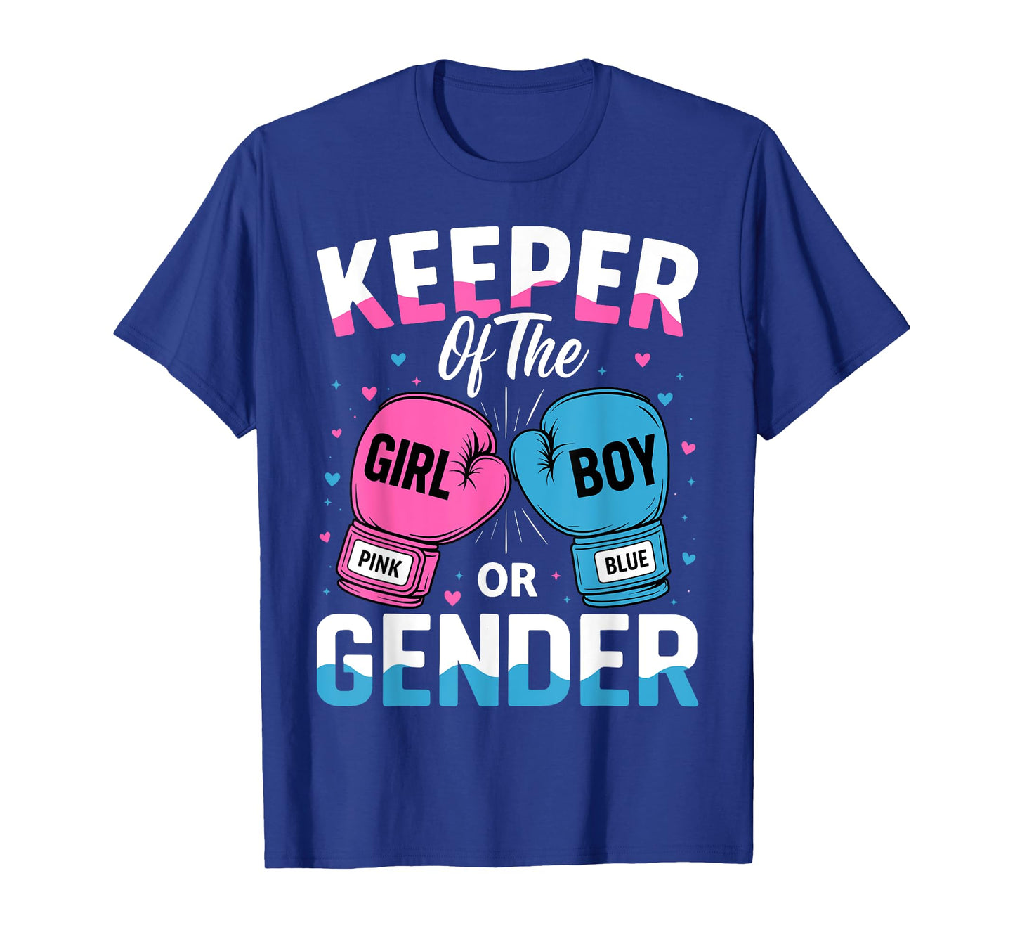 Funny Gender Reveal Party Keeper Of Gender Boxing T-Shirt