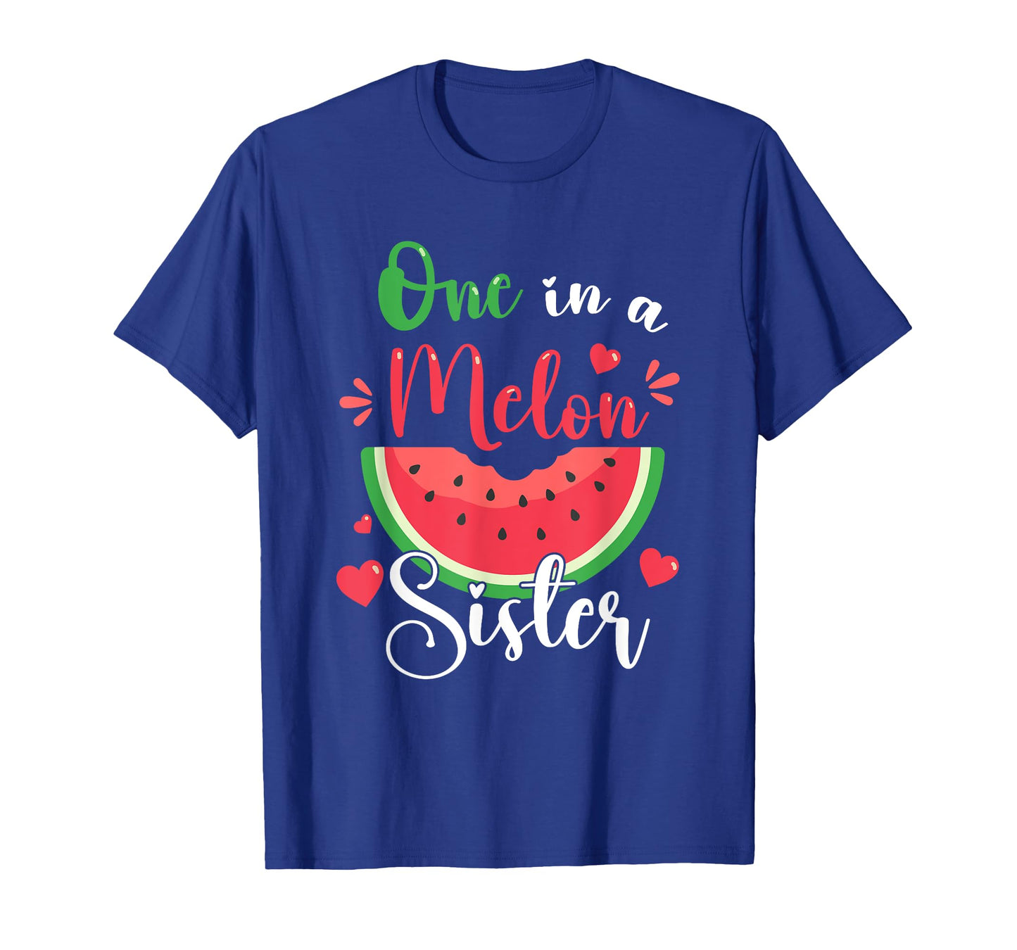 One In A Melon Sister Summer Birthday Party Matching Family T-Shirt